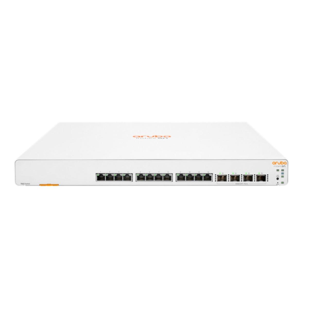 HPE Aruba Instant On 1960 12-Port GT 12-Port 10Gigabit with SFP+ L2 Smart Managed Rack-mountable Switch - BTO