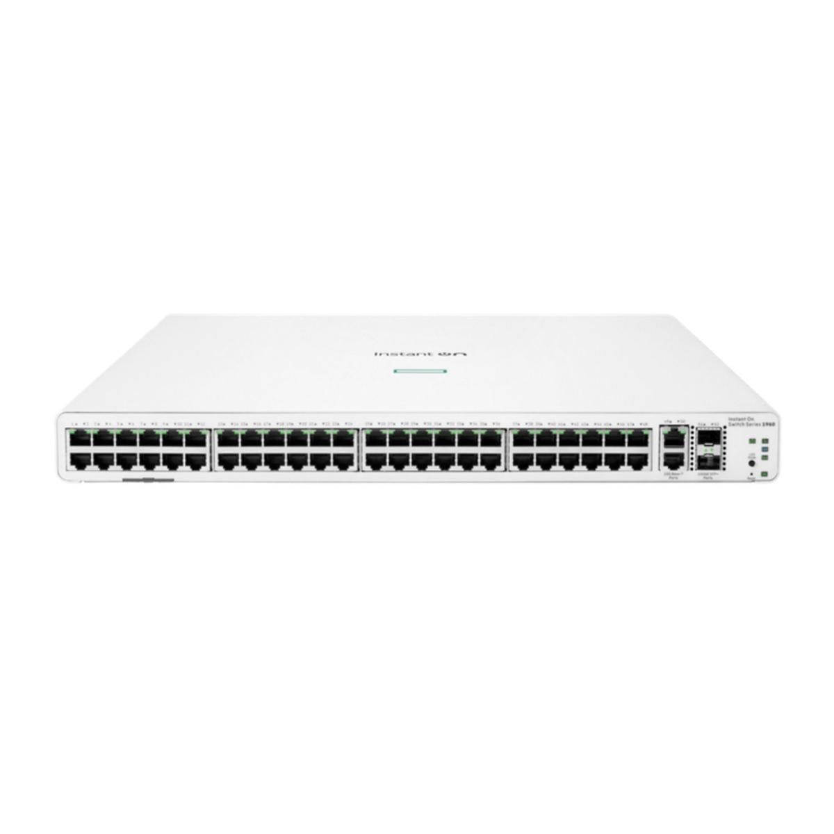 HPE Aruba Instant On 1960 48G 48-Port Gigabit with SFP+ L2 Smart Managed Rack-mountable Switch
