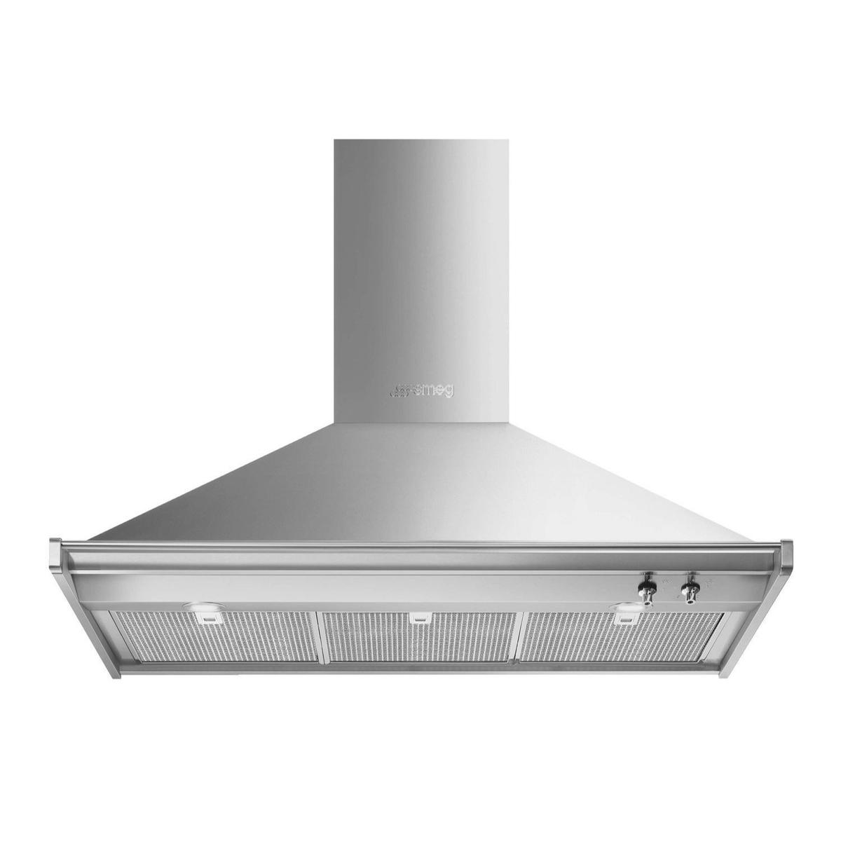 Smeg Opera 100cm Chimney Cooker Hood - Stainless Steel