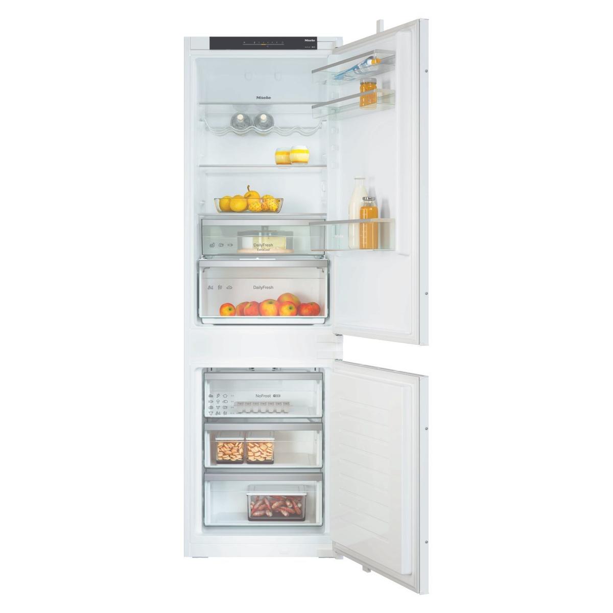 Refurbished Miele KDN7713E Integrated 260 Litre 60/40 Frost Free Fridge Freezer White