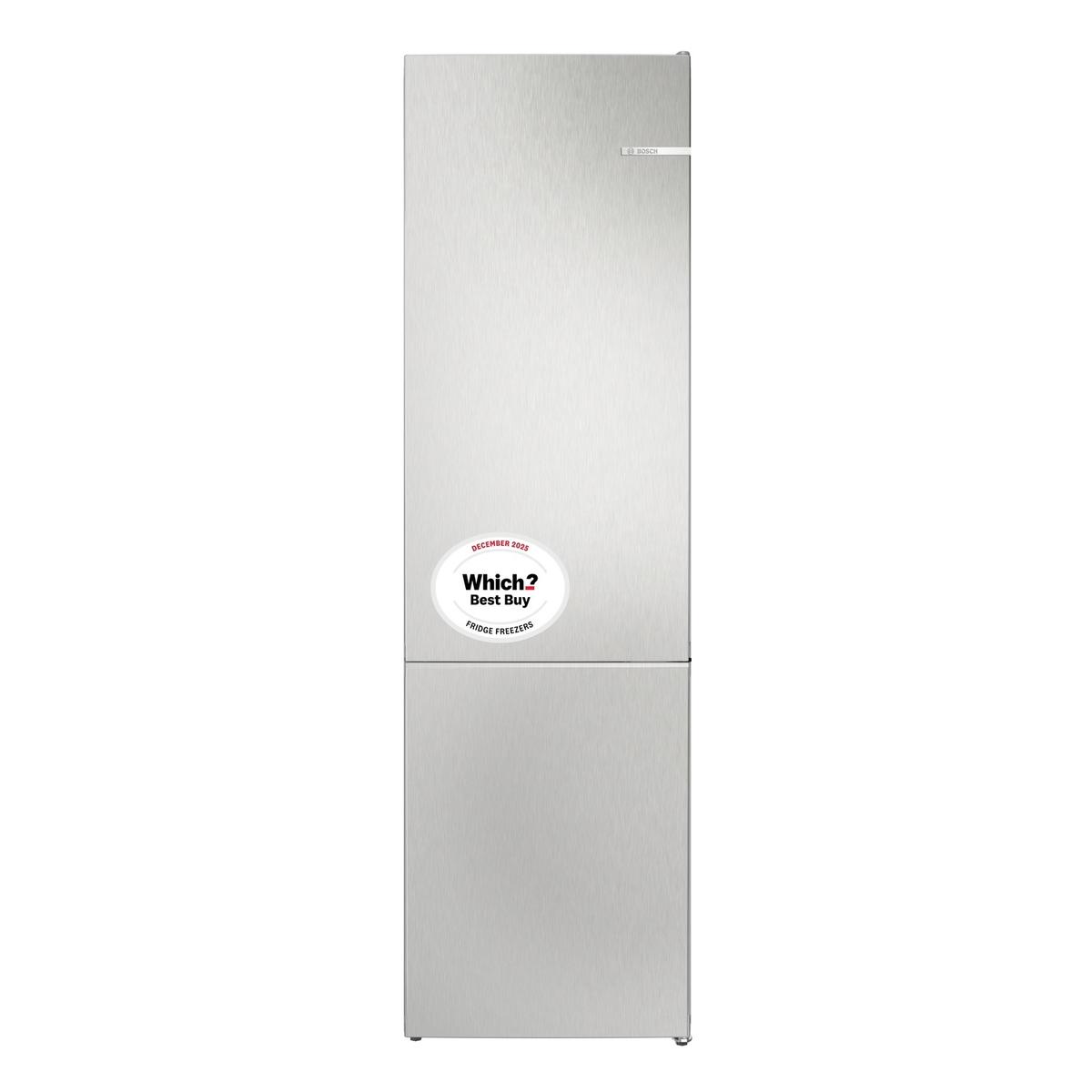 Bosch Series 4 363 Litre 70/30 Freestanding Fridge Freezer - Stainless Steel