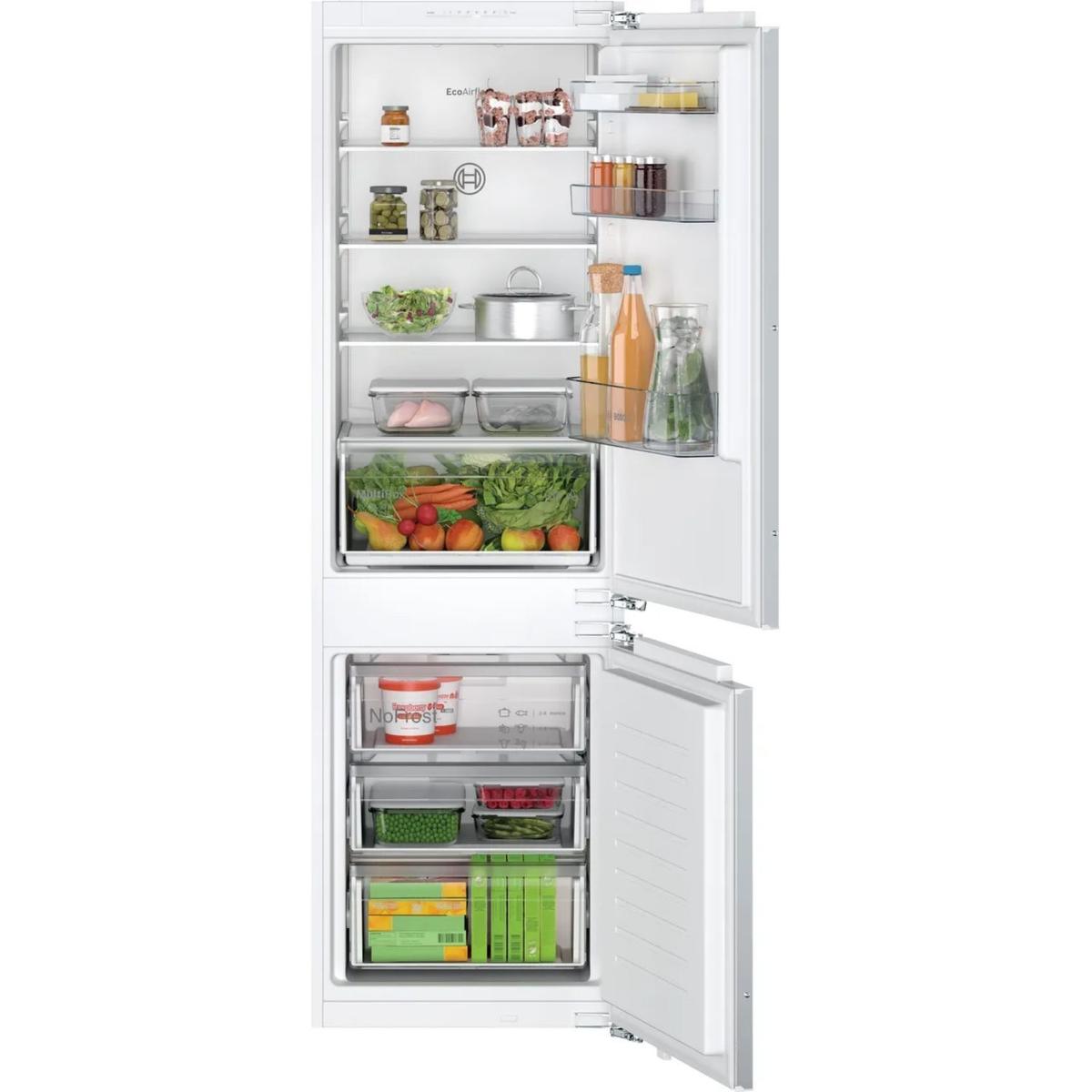 Bosch Series 2 260 Litre 177 cm 60/40 Integrated Fridge Freezer with Fixed Door Hinge