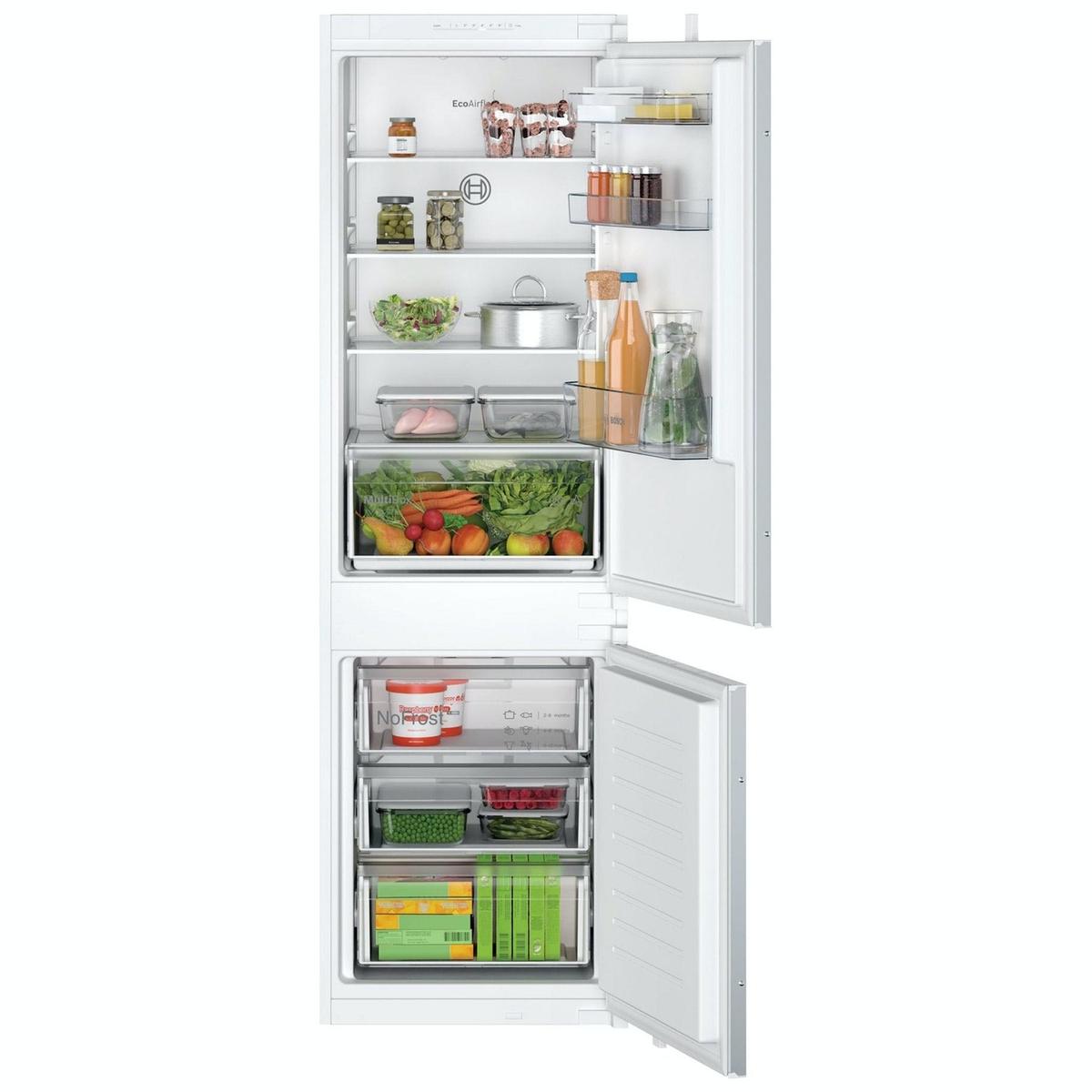 Bosch Series 2 260 Litre 177 cm 60/40 Integrated Fridge Freezer with Sliding Door Hinge