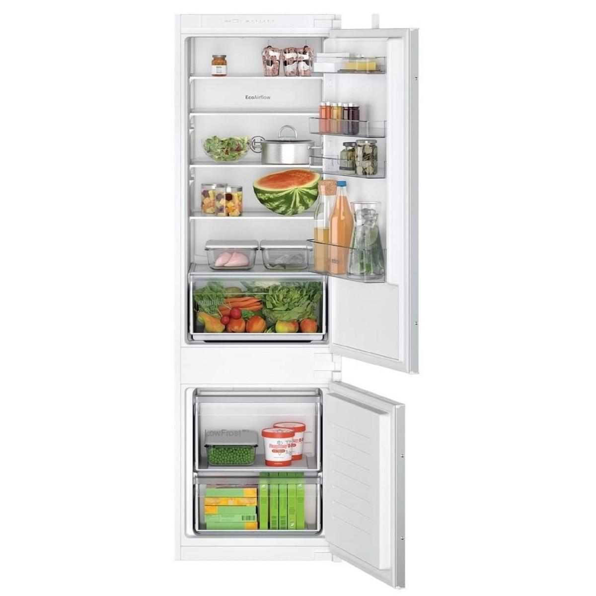 Bosch Series 2 270 Litre 177 cm 70/30 Integrated Fridge Freezer with Sliding Door Hinge