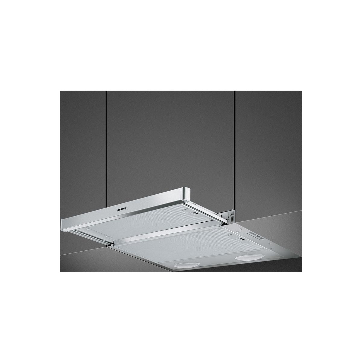 Refurbished Smeg Cucina KSET61E2 60cm Telescopic Cooker Hood Grey