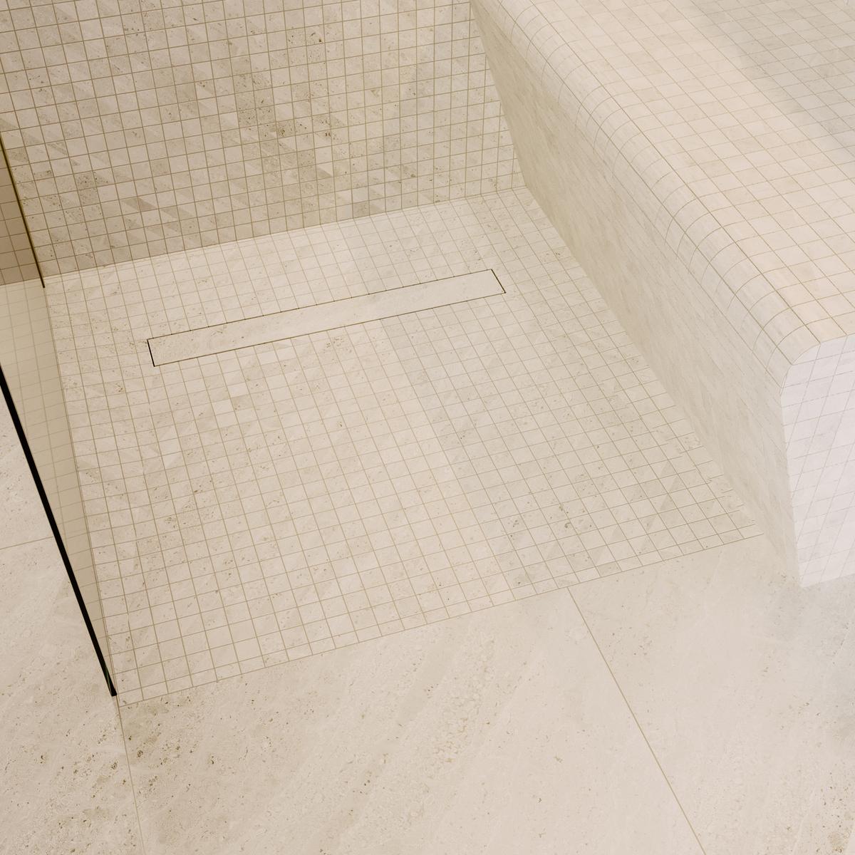 900 x 900mm Wet Room Shower Tray Formers (Tile-Ready Boards) with Linear End Waste