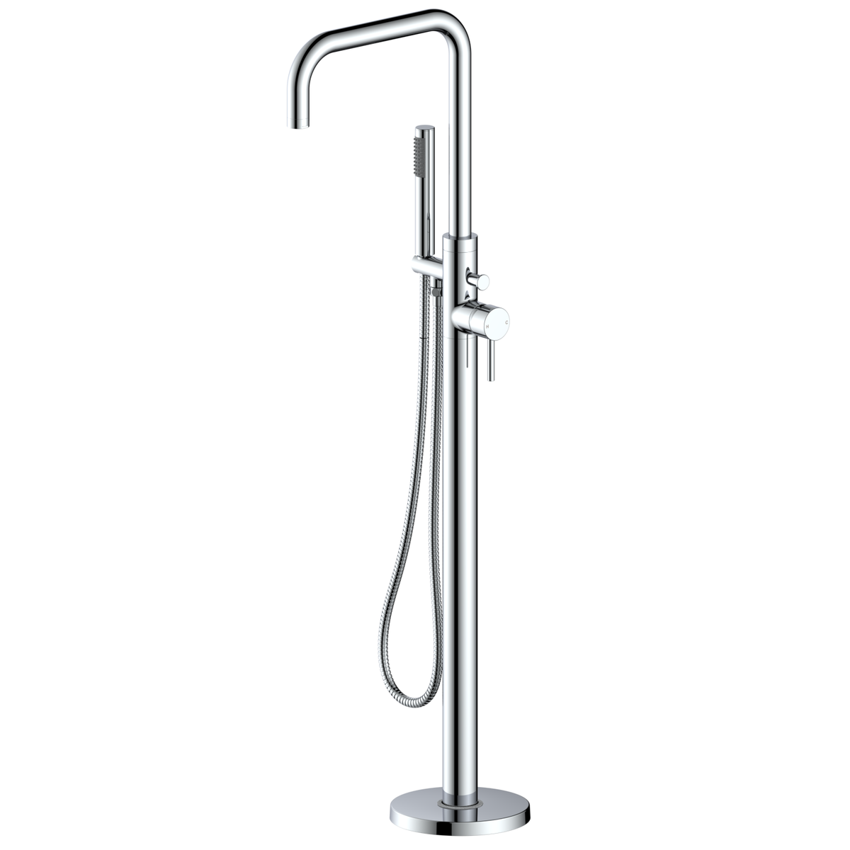 ONLY OPENED - Chrome Freestanding Bath Shower Mixer Tap - Lenton