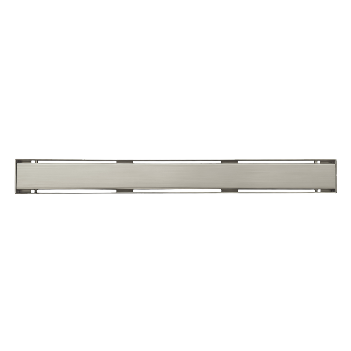 Chrome 600mm Linear Waste Cover - Lagoon