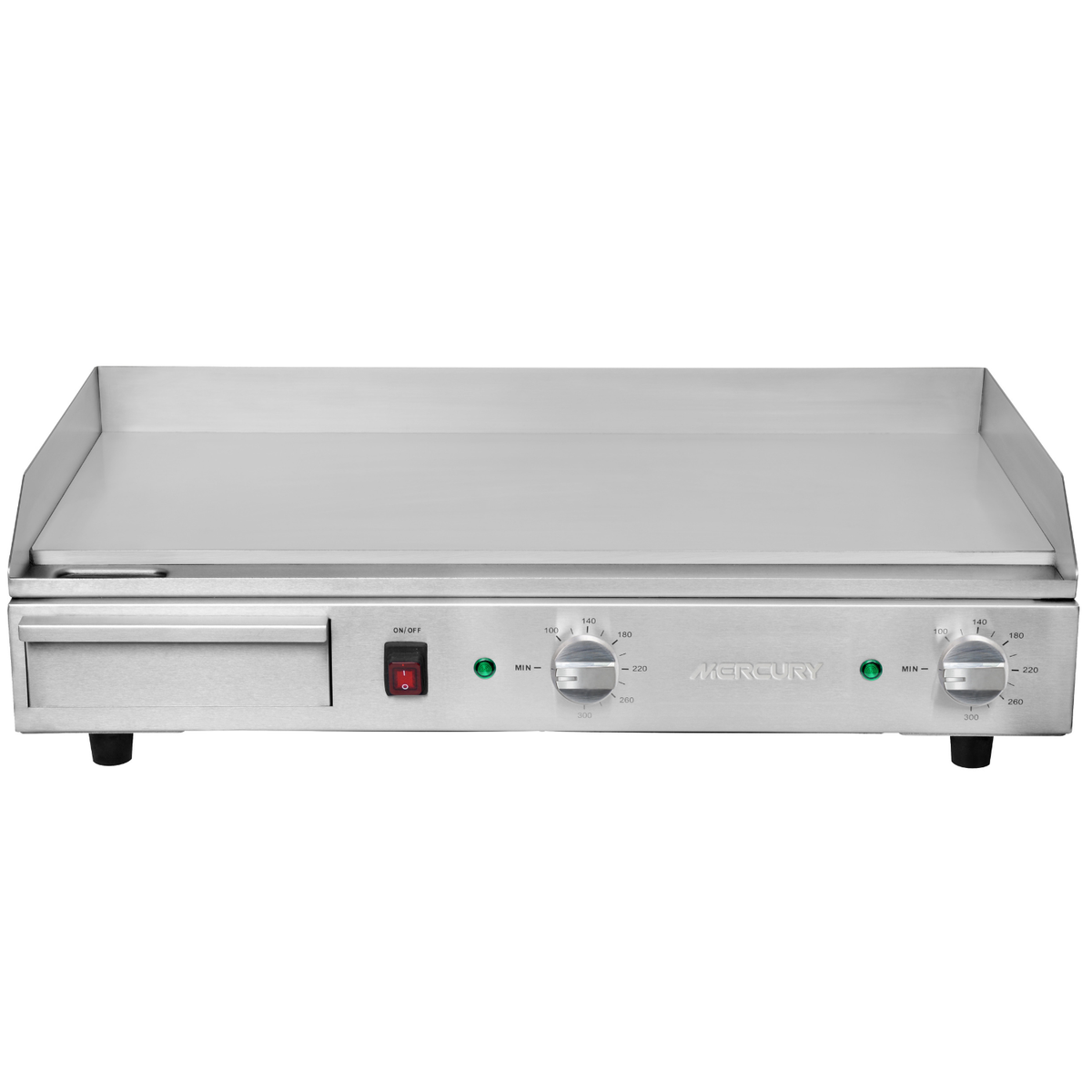 GRADE A1 - Mercury Countertop Electric Griddle - 745mm Wide, Plug In
