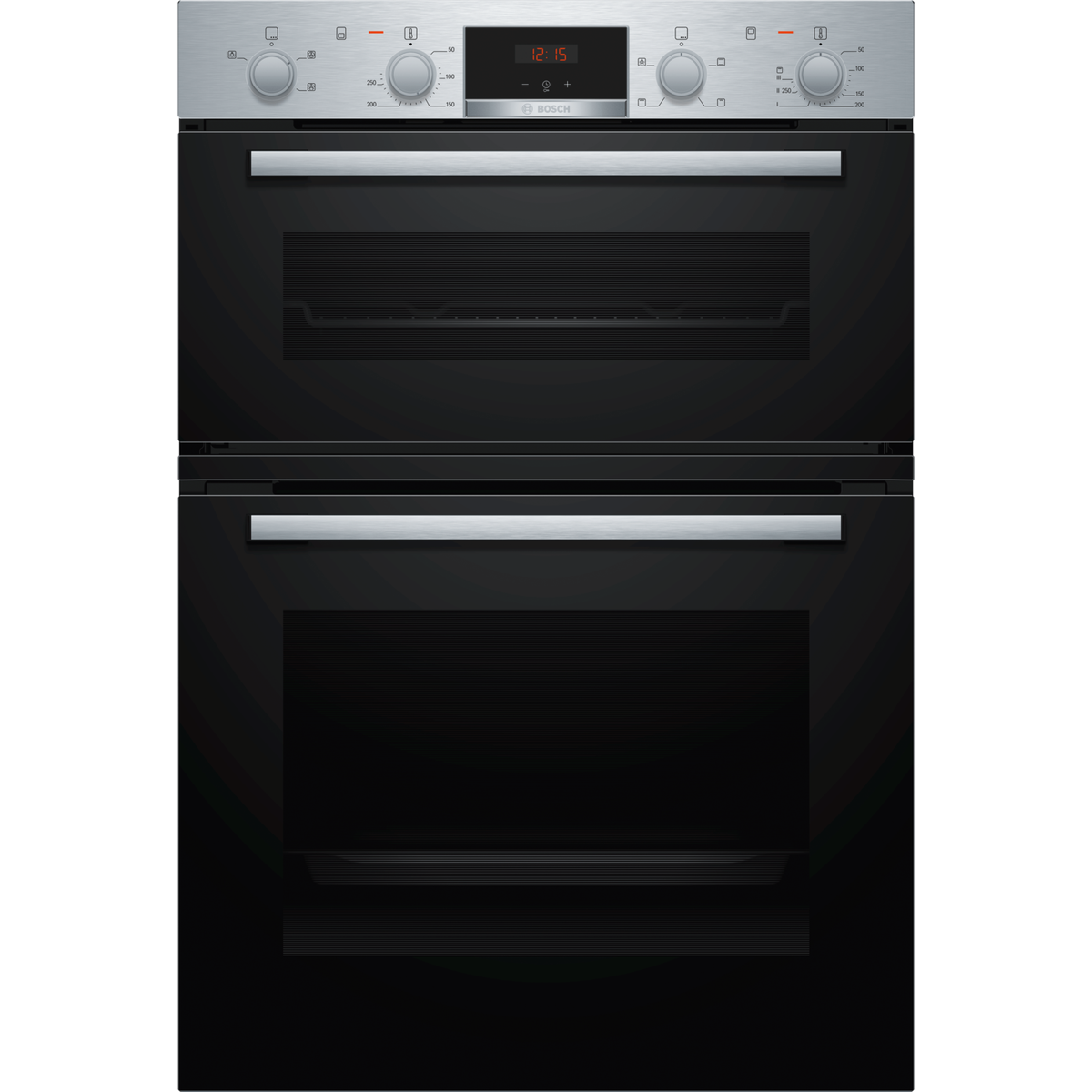 GRADE A2 - Bosch Series 2 MHA133BR0B Built-In Electric Double Oven - Stainless Steel