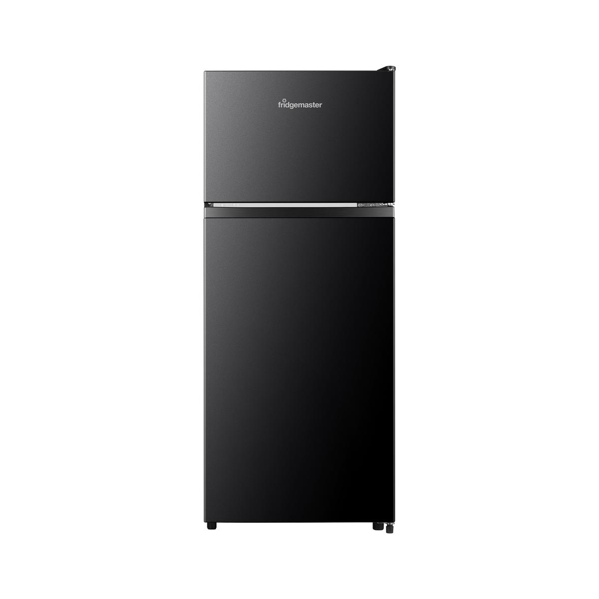 Fridgemaster 124 Litre 80/20 Top Mount Freestanding Fridge Freezer - Black