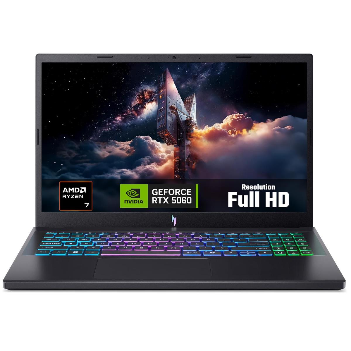 Acer Nitro V AMD Ryzen 7 16GB RAM 512GB SSD RTX 5060 165Hz 15.6 Inch Windows 11 Gaming Laptop