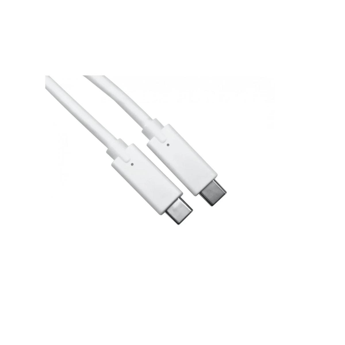 OEM 1 Meter USB-C to USB-C 1000W White Cable