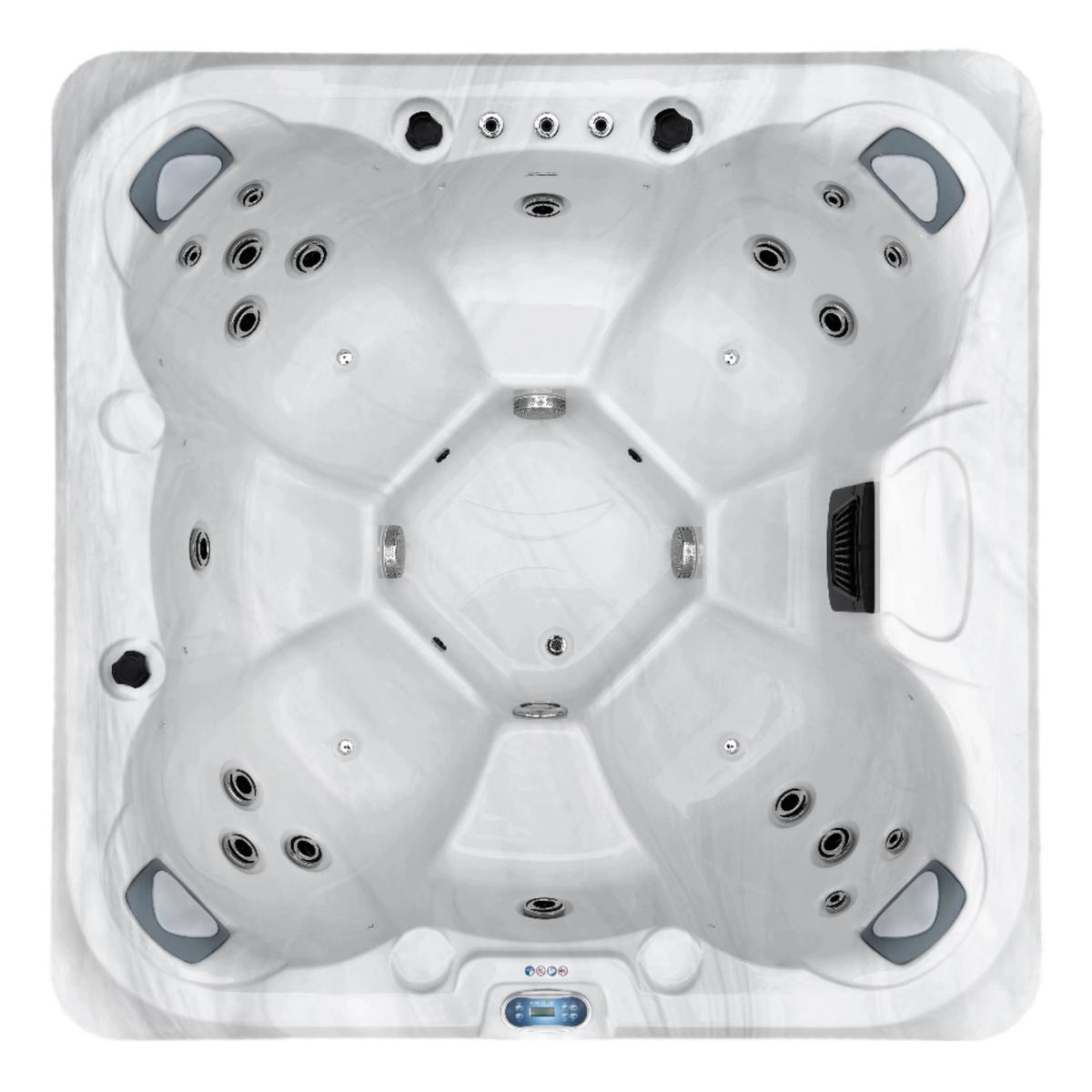Outdoor Cove Hot Tub by Outdoor Living - Silver Marble