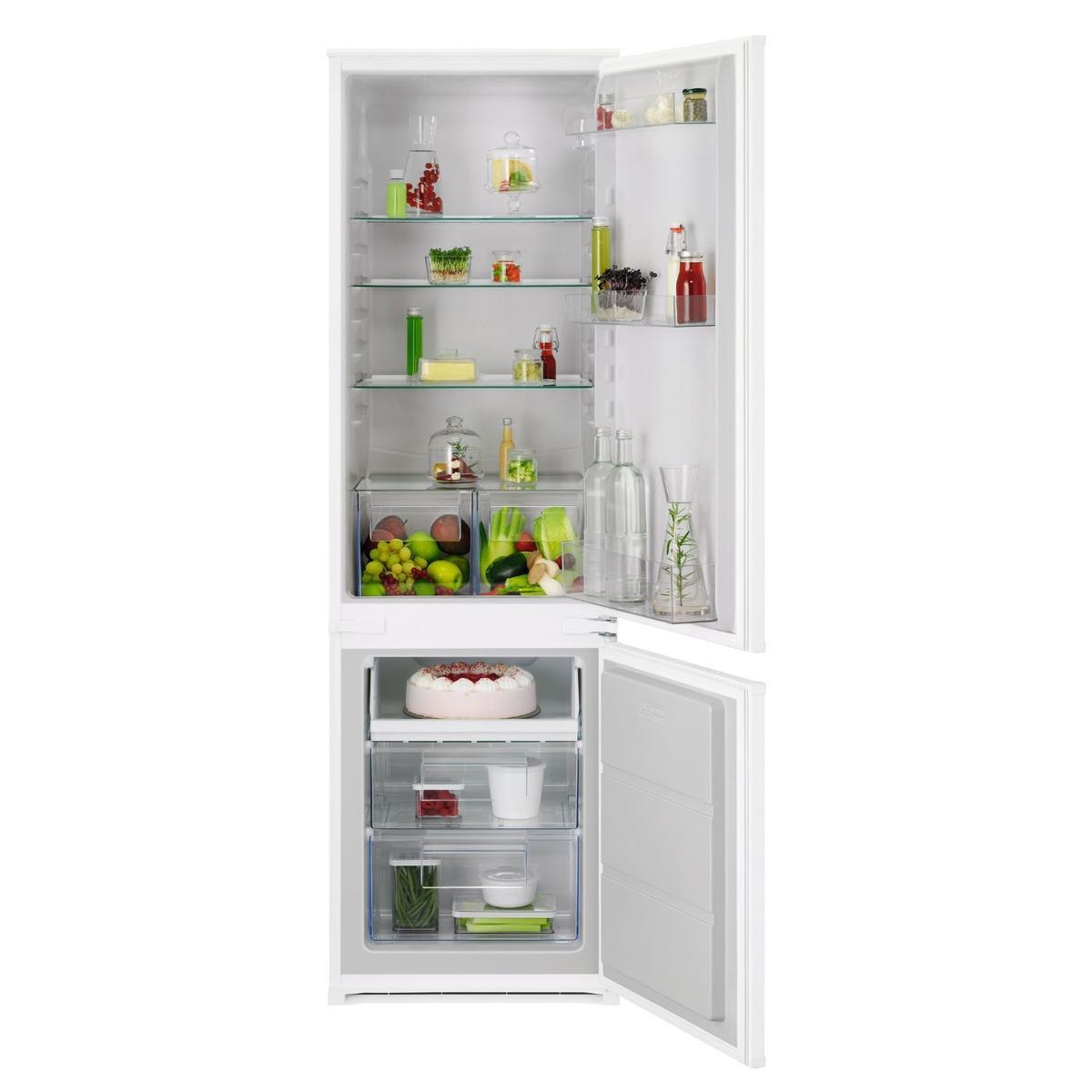 AEG 6000 Series 271 Litre 177cm 70/30 Integrated Fridge Freezer with Sliding Door Hinge