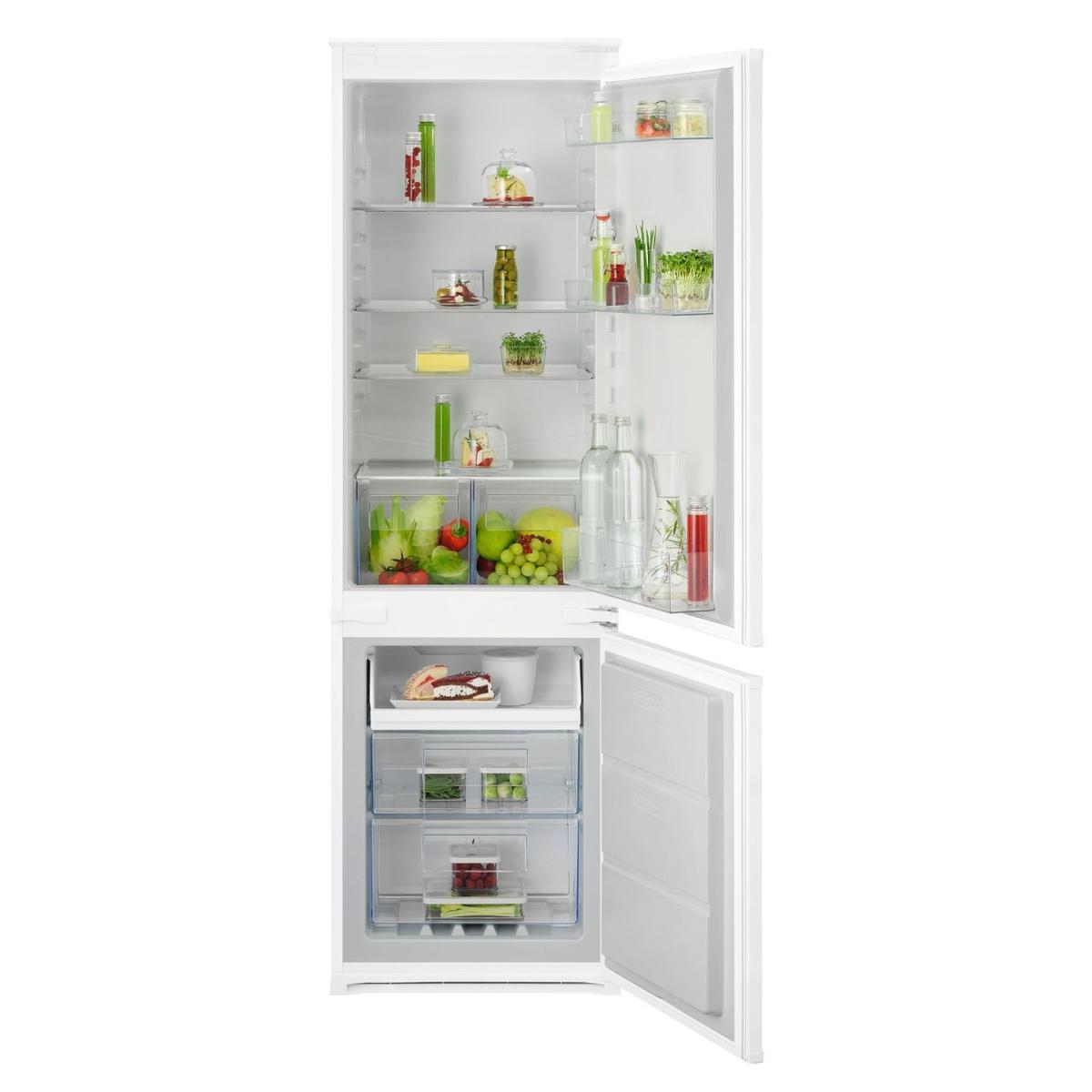 AEG Series 7000 257 Litre 177cm 70/30 Integrated Fridge Freezer with Sliding Door Hinge