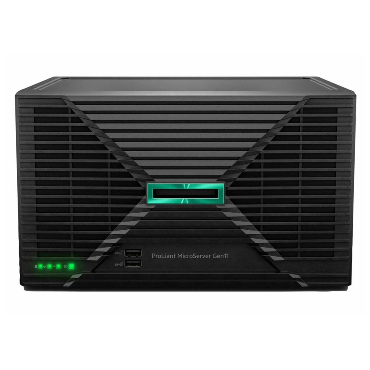 HPE ProLiant MicroServer Gen11 Intel Xeon E-2434 3.4GHz 4c 32GB RAM 2x4TB HDD Ultra Micro Tower Server