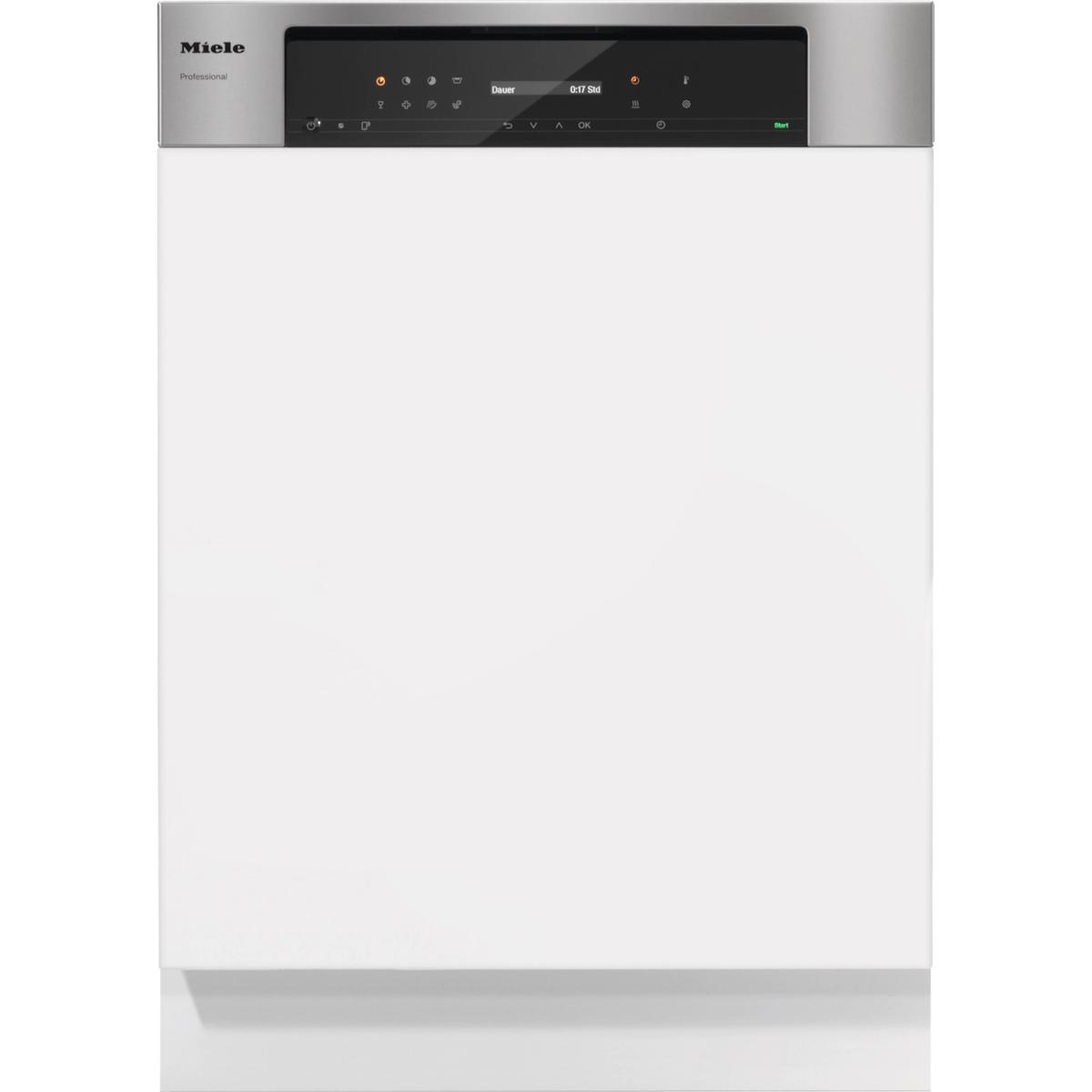 Miele Professional PFD103SCiXXL Semi-Integrated XXL Dishwasher - 14 Place Settings, Plug In