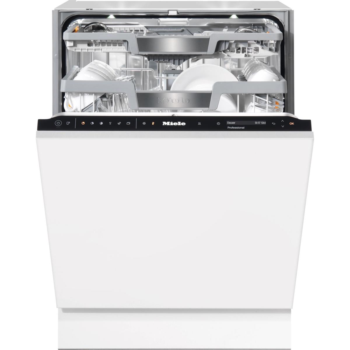 Miele Professional PFD104SCVIXXL Fully Integrated XXL Dishwasher - 14 Place Settings, Plug In