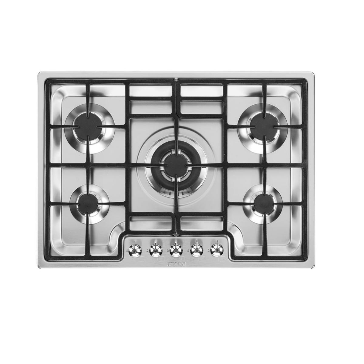Refurbished Smeg Classic 72cm Gas Hob - Stainless Steel