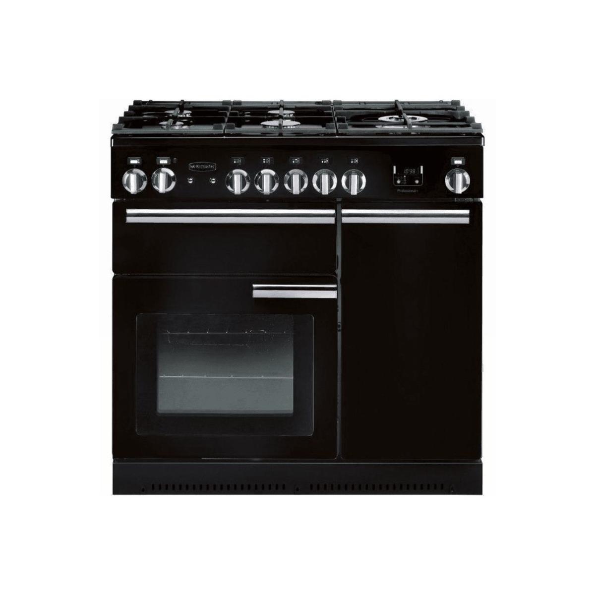Rangemaster Professional Plus 90cm Gas Range Cooker - Black