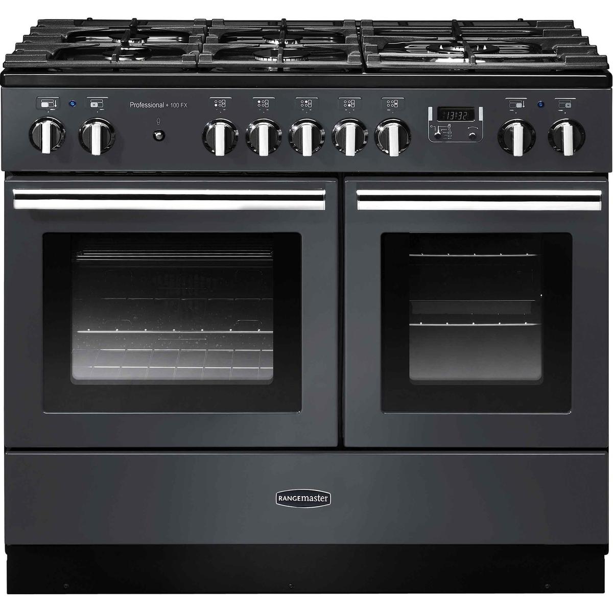 Rangemaster Professional Plus FX 100cm Dual Fuel Range Cooker - Slate Grey