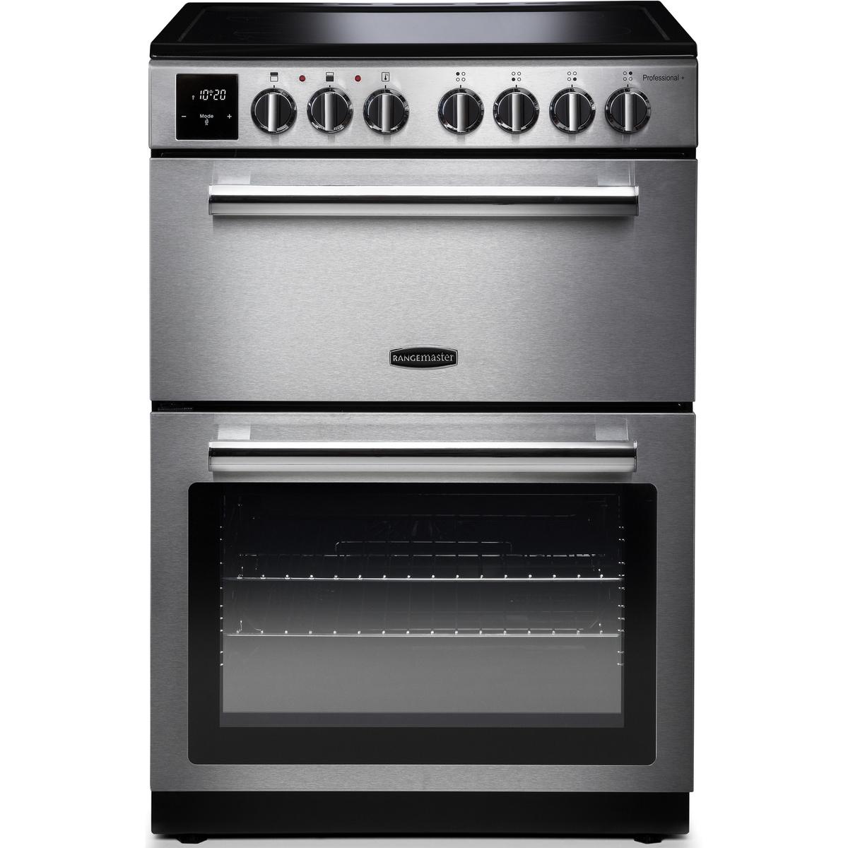 Rangemaster Professional Plus 60cm Electric Cooker - Stainless Steel and Chrome