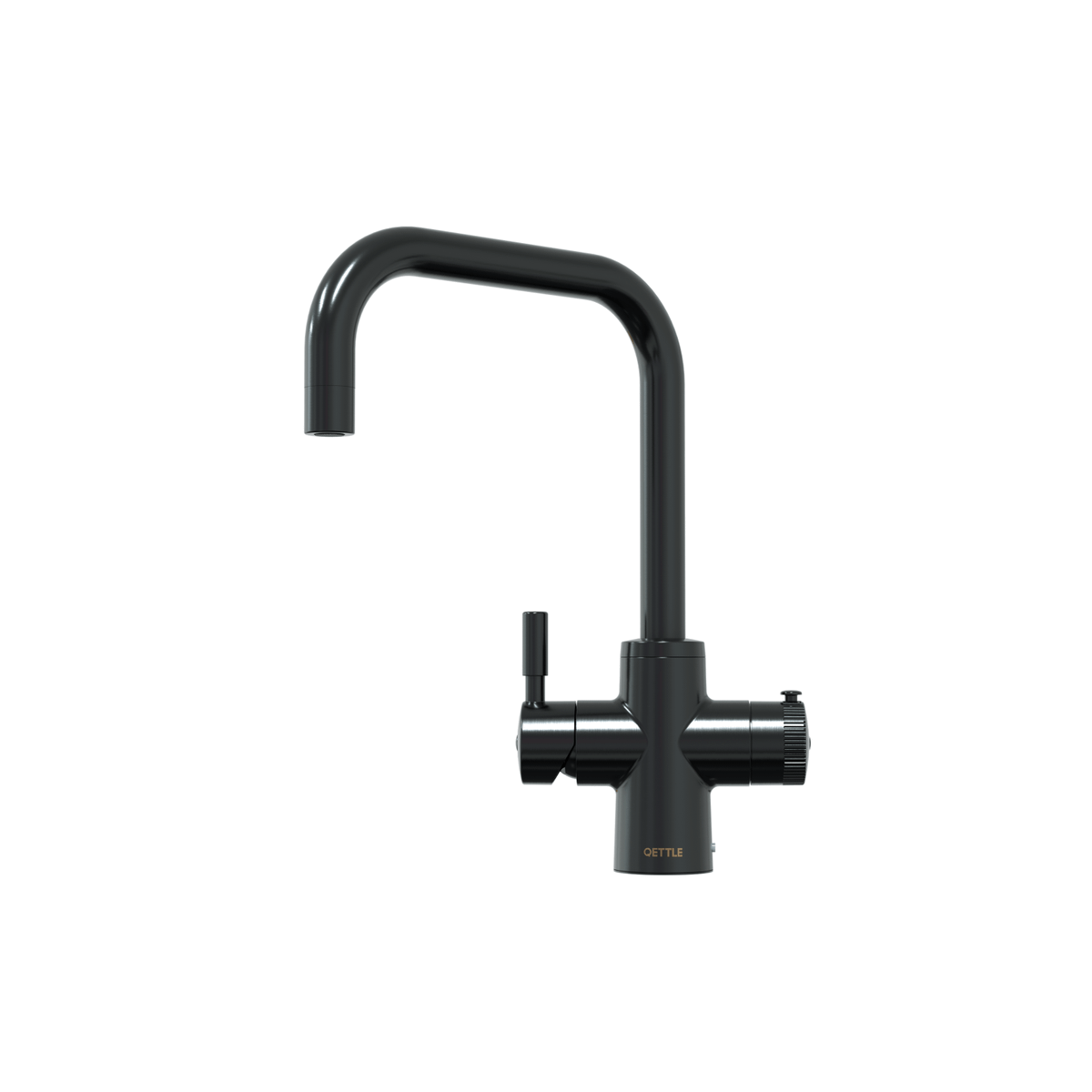 QETTLE Original 4 in 1 Instant Boiling Water Tap 2 Litre - Black Square Spout