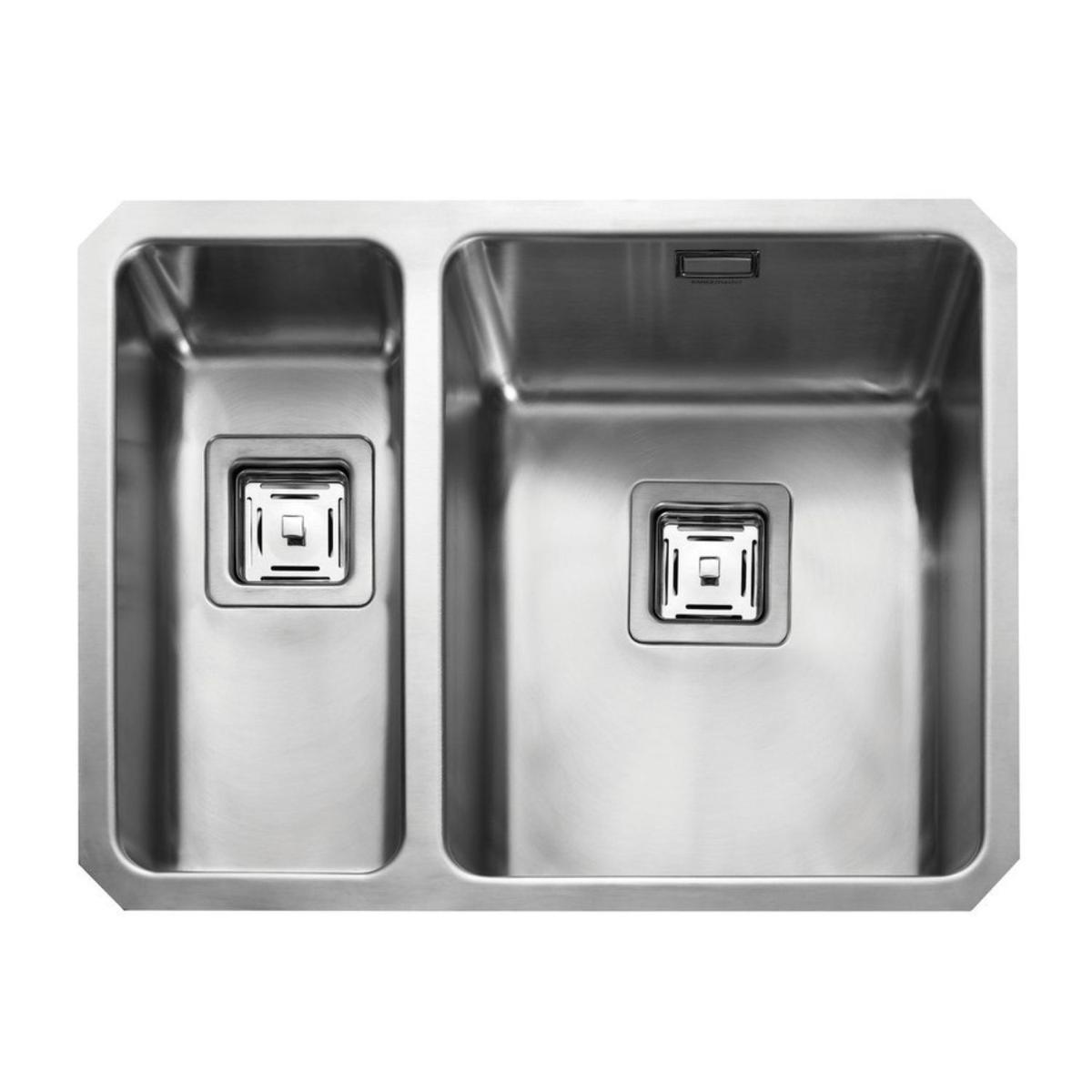 Rangemaster Atlantic Quad 1.5 Bowl Undermount Stainless Steel Kitchen Sink