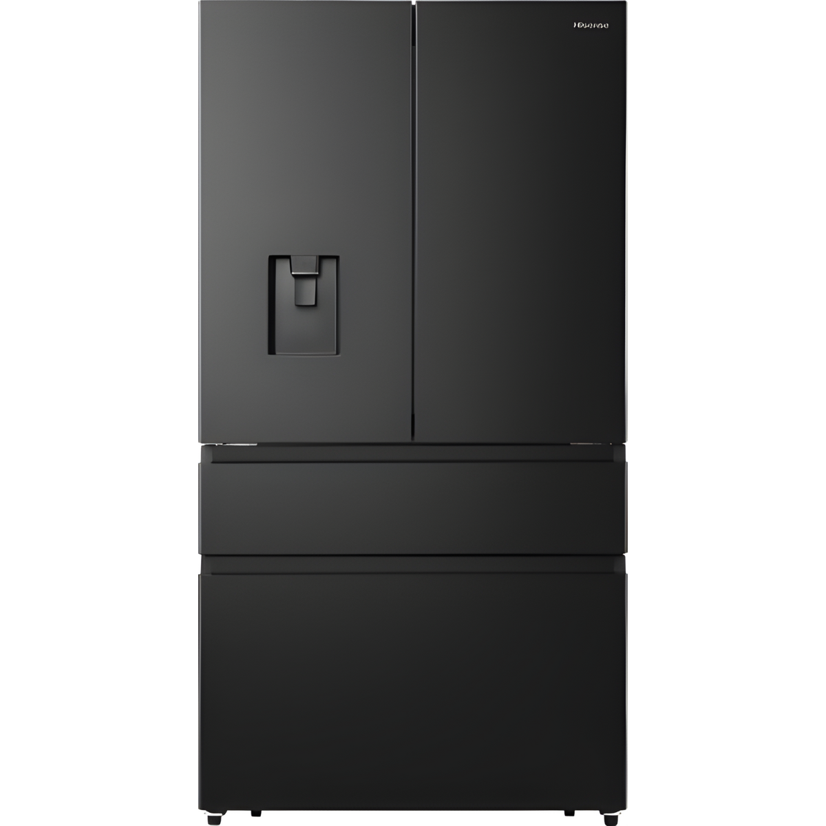 Refurbished Hisense RF749N4SWFE 579 Litre Frost American Fridge Freezer Black Steel