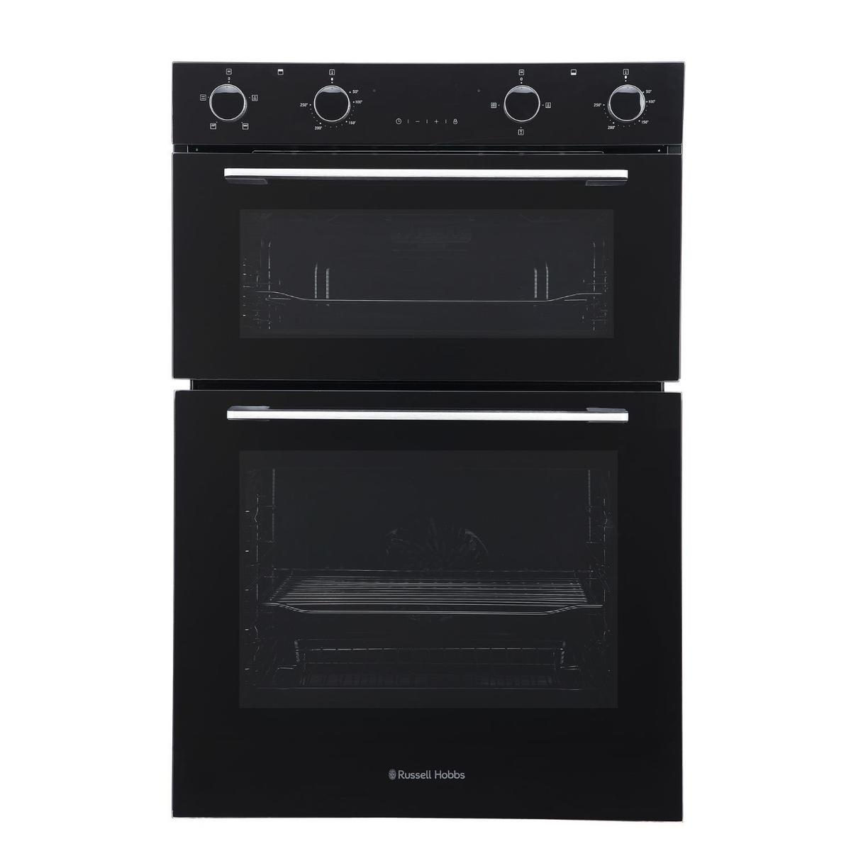 Russell Hobbs RH89DEO2001B01 Built-In Electric Double Oven - Black