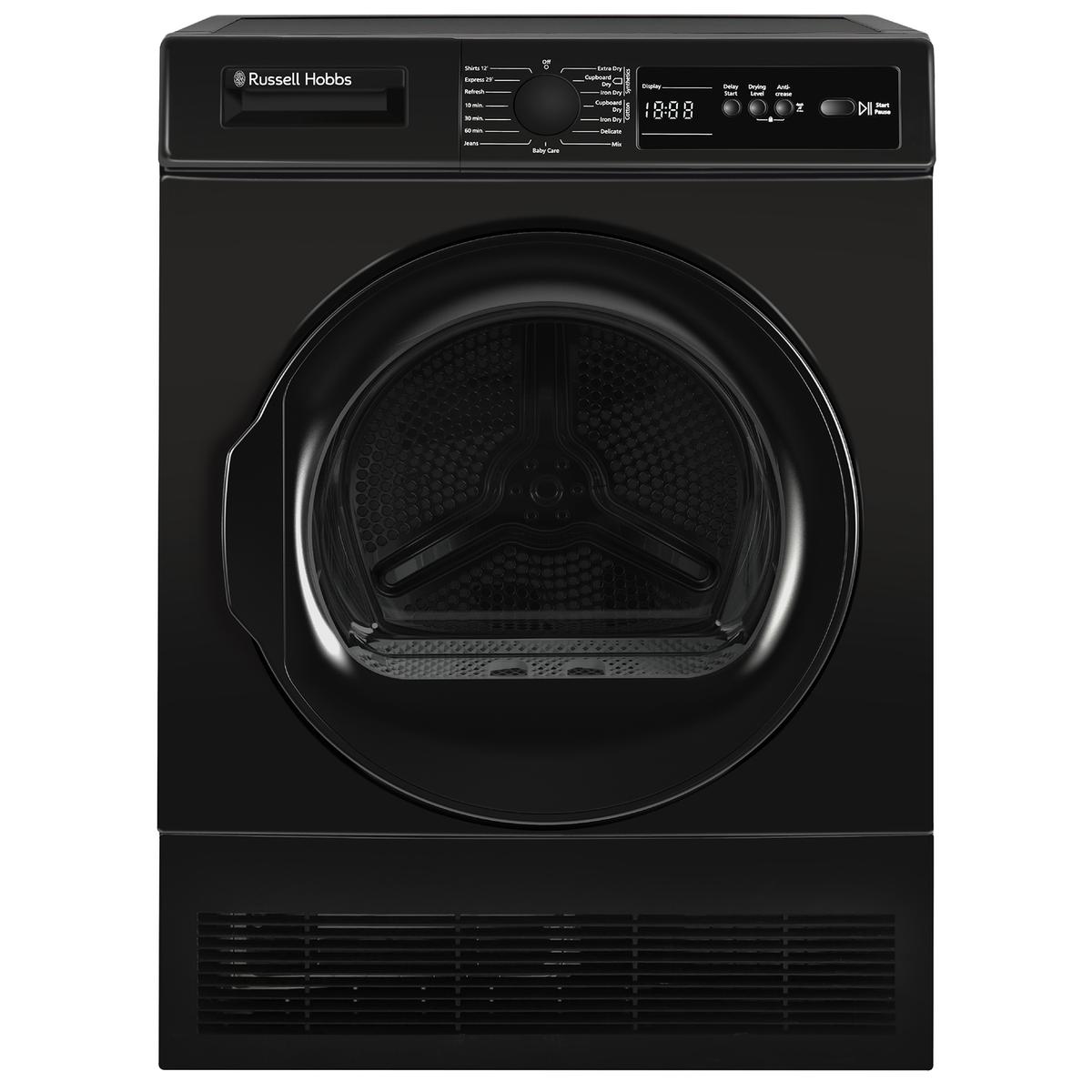 Russell Hobbs 11 Series 8kg Condenser Tumble Dryer - Black