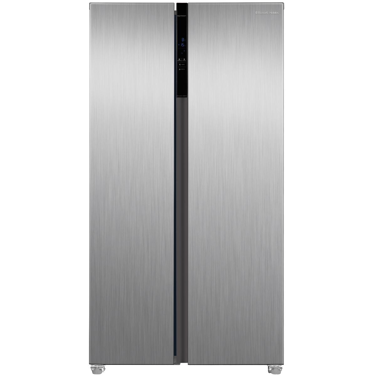 Russell Hobbs 442 Litre Side-By-Side American Fridge Freezer - Stainless Steel
