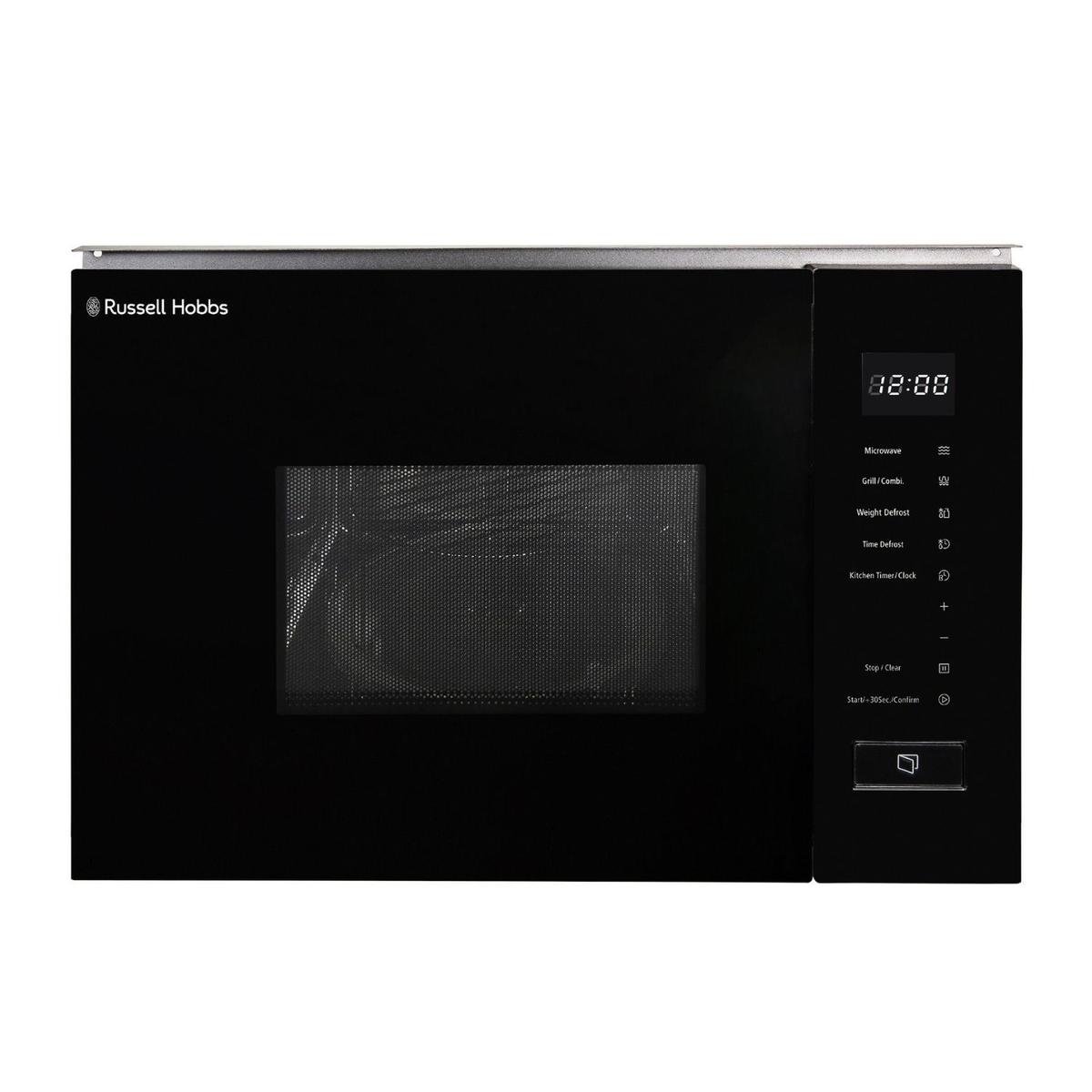 Russell Hobbs Built-In 800W Microwave & Grill - Black