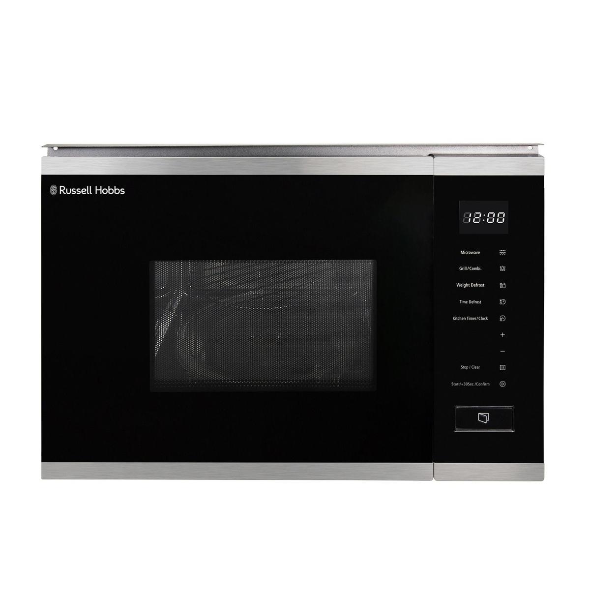 Russell Hobbs Built-In 800W Microwave & Grill - Stainless Steel