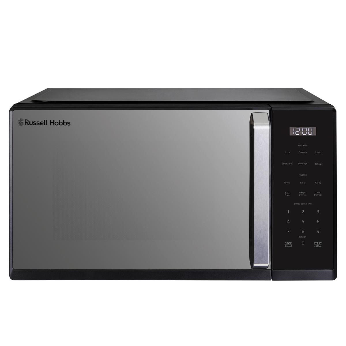 Russell Hobbs RHMT2512B 25L Digital Microwave Oven Black 900W Auto Cook & Defrost