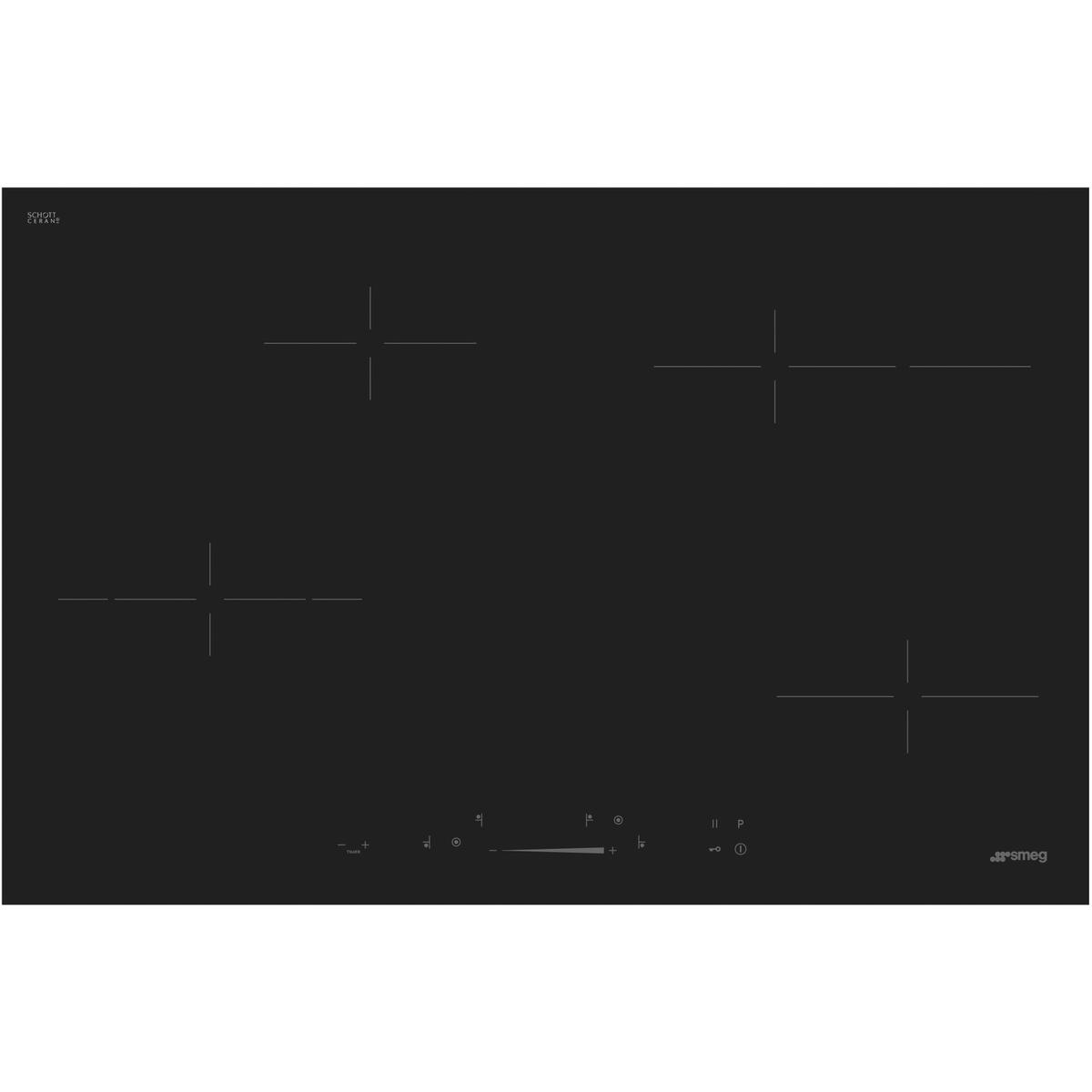 Smeg 77cm 4 Zone Ceramic Hob