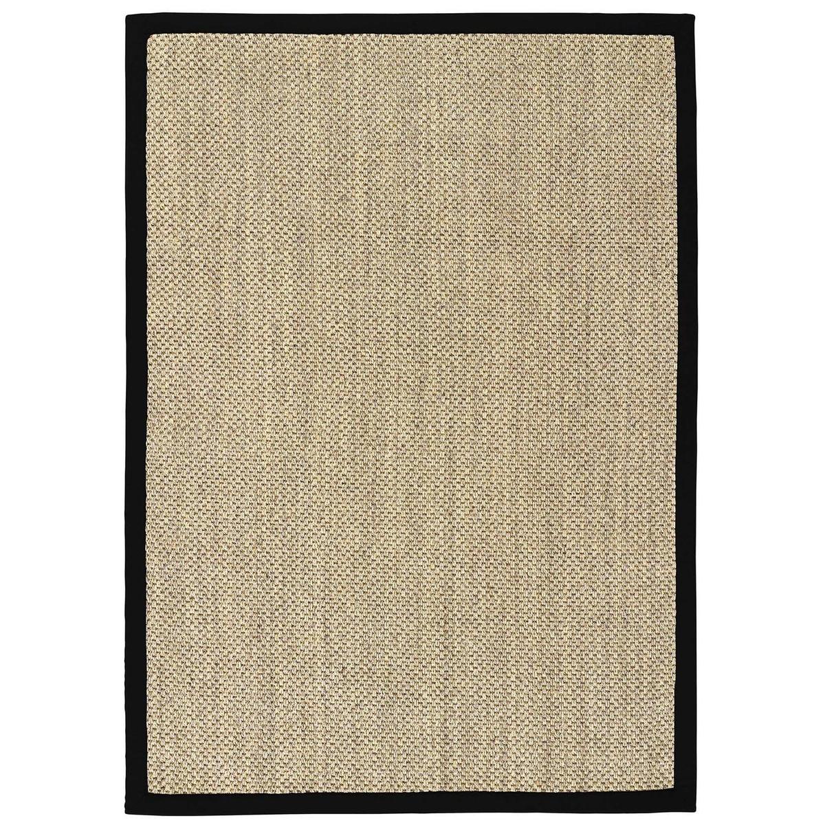 Sisal Beige Rug with Black Border - 230 x 160 cm - Sisal - Origins