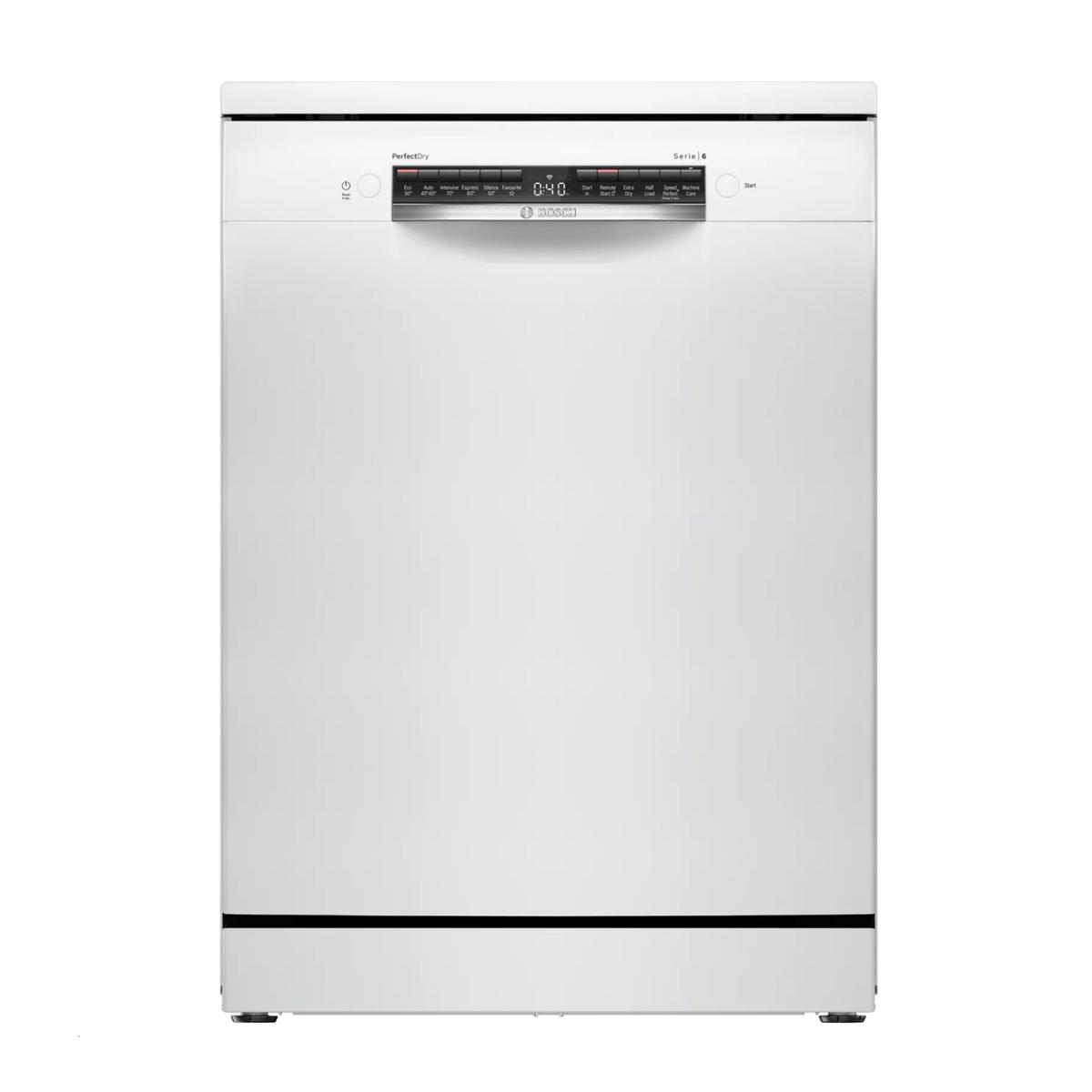 Bosch Series 6 Freestanding Dishwasher - Smart Wi-Fi, B-Rated, White