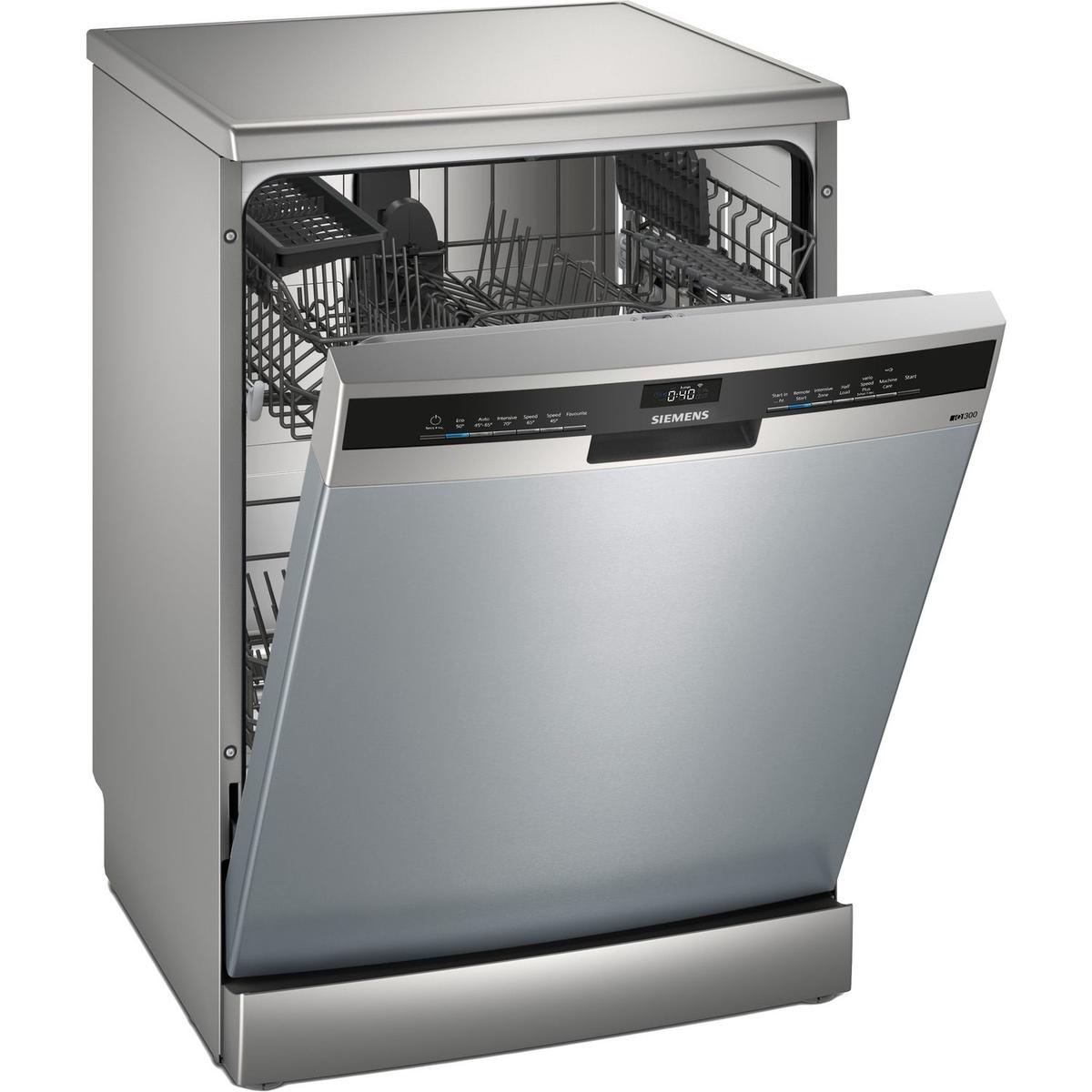 Refurbished Siemens iQ300 SN23HI00KG 13 Place Freestanding Dishwasher Silver