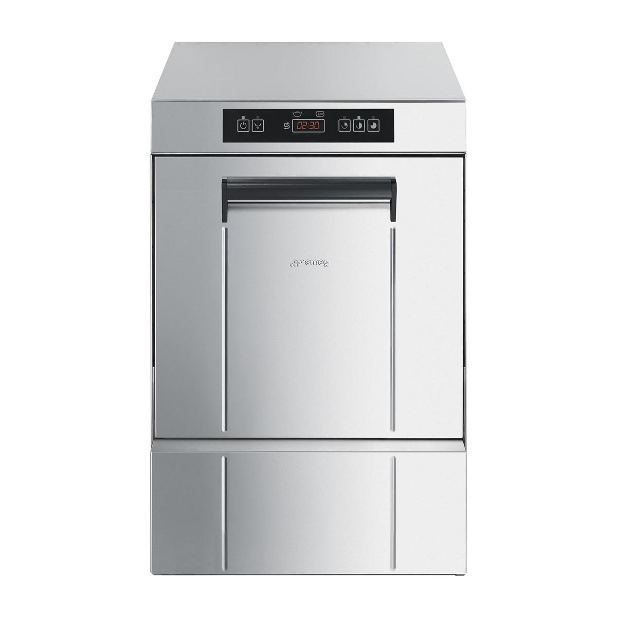 Smeg Professional SPG405SUK Ecoline Undercounter Glasswasher with Water Softener - 400mm Basket, Plug In