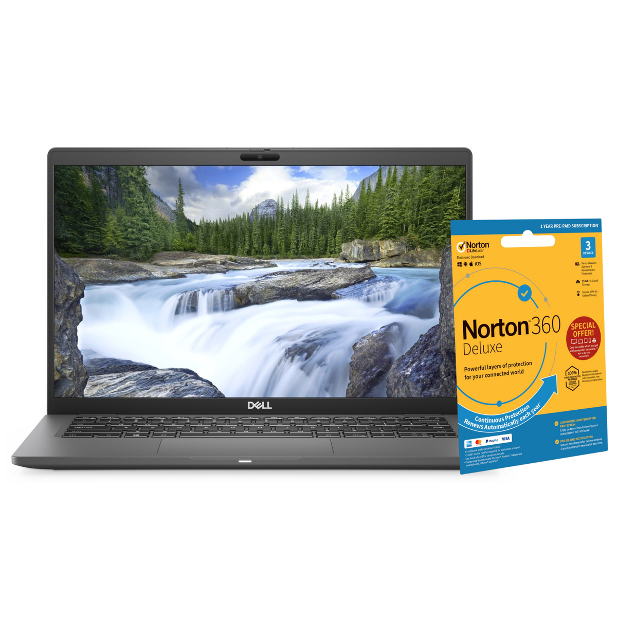 Refurbished Dell Latitude 7410 Core i7 10th gen 16GB RAM 256GB SSD 14 Inch Windows 11 Pro Laptop