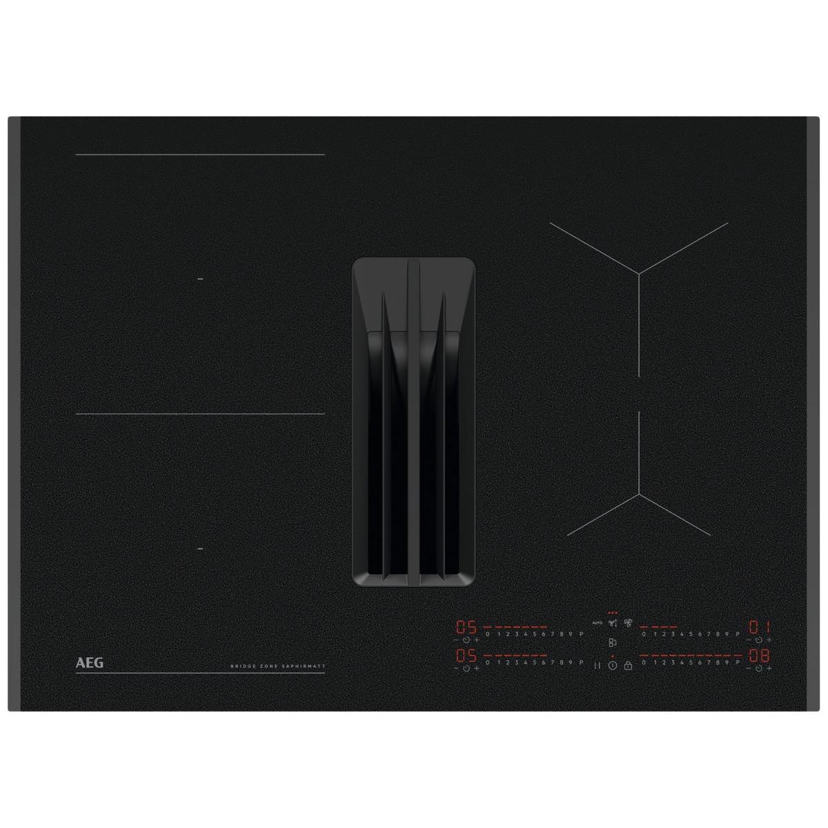 Refurbished AEG 6000 Series 70cm 4 Zone Venting Induction ExtractorHob