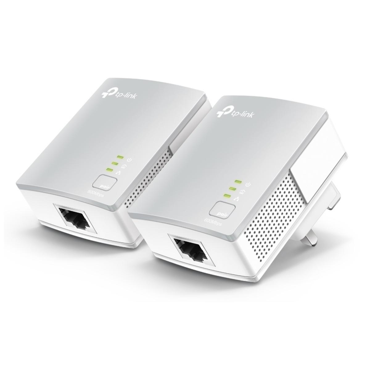 TP-Link TL-PA4010 KIT AV600 Powerline Adapter Kit - 1 Port