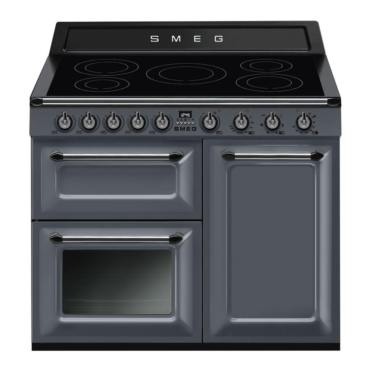 Smeg Victoria 100cm Electric Range Cooker - Slate Grey