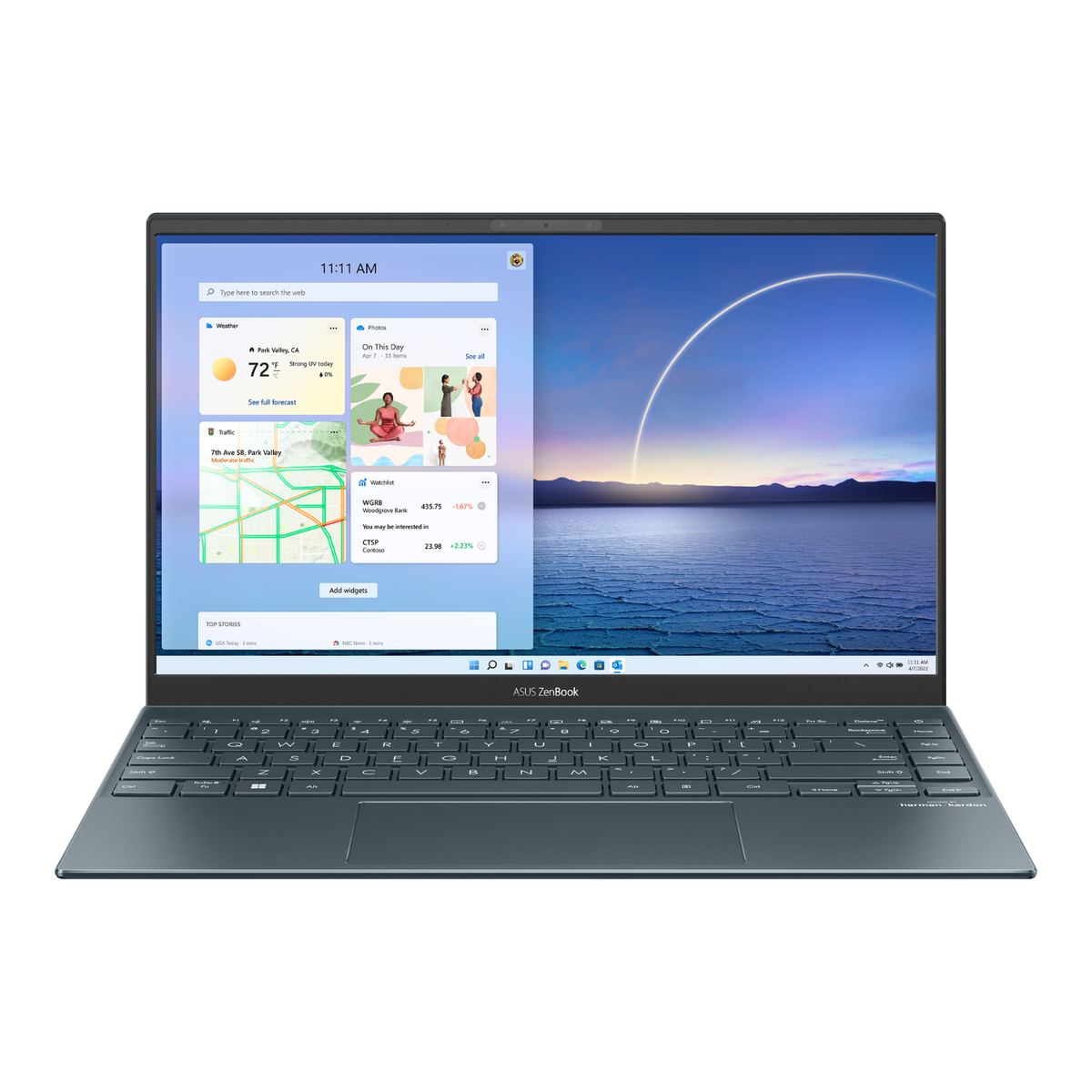 Refurbished ASUS Zenbook UX425JA Core i3-1005G1 8GB RAM 256GB SSD 14 Inch Windows 11 Home Laptop