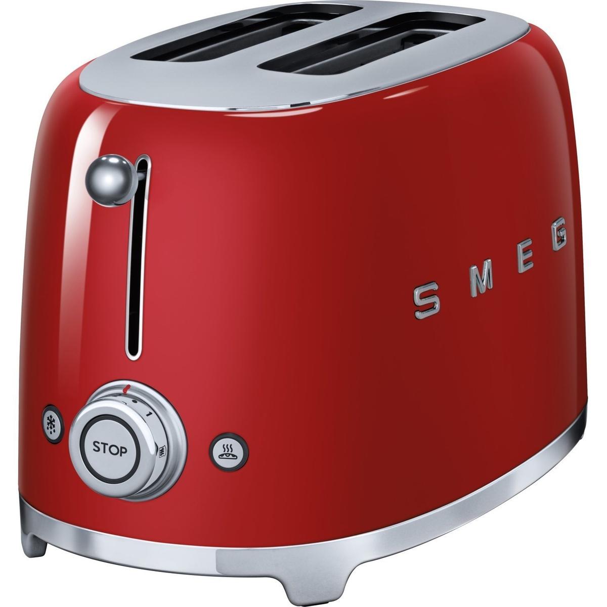 SMEG 50’s Retro Style 2-Slice Toaster - Red