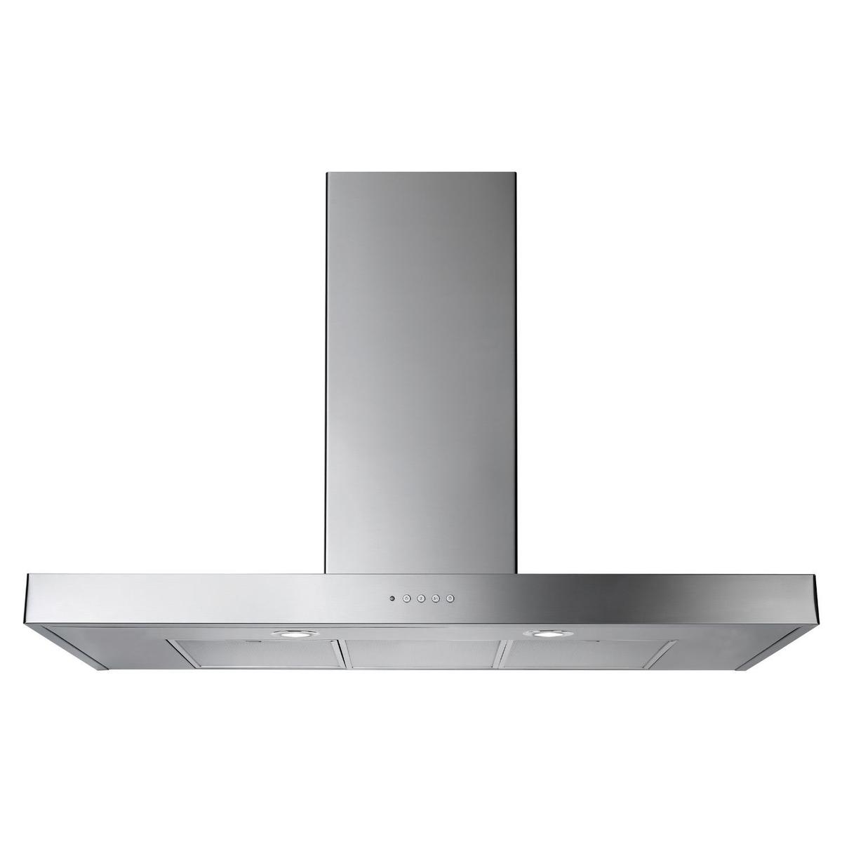 Rangemaster 100cm Slimline Chimney Cooker Hood - Slate Grey
