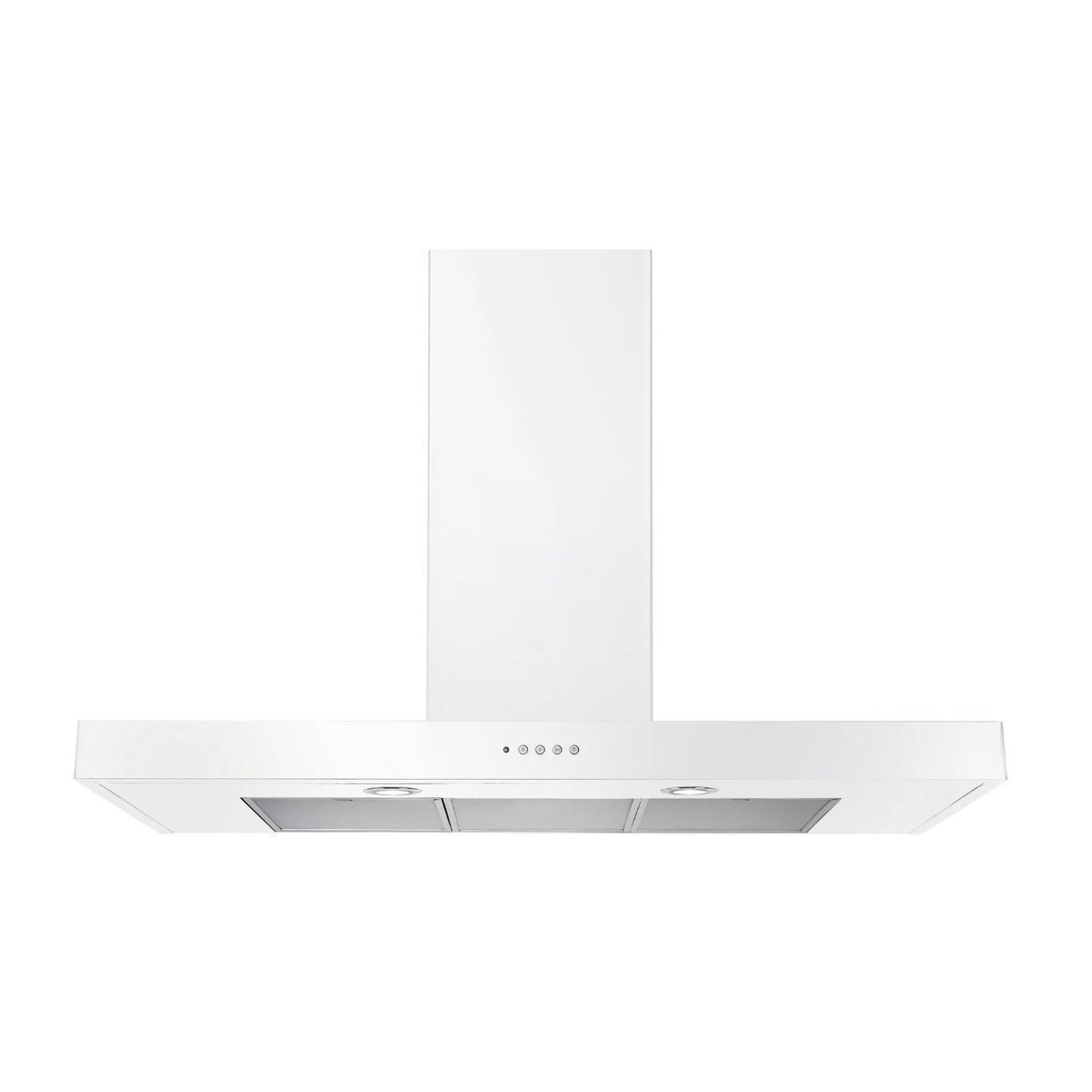 Rangemaster 100cm Slimline Chimney Cooker Hood - White