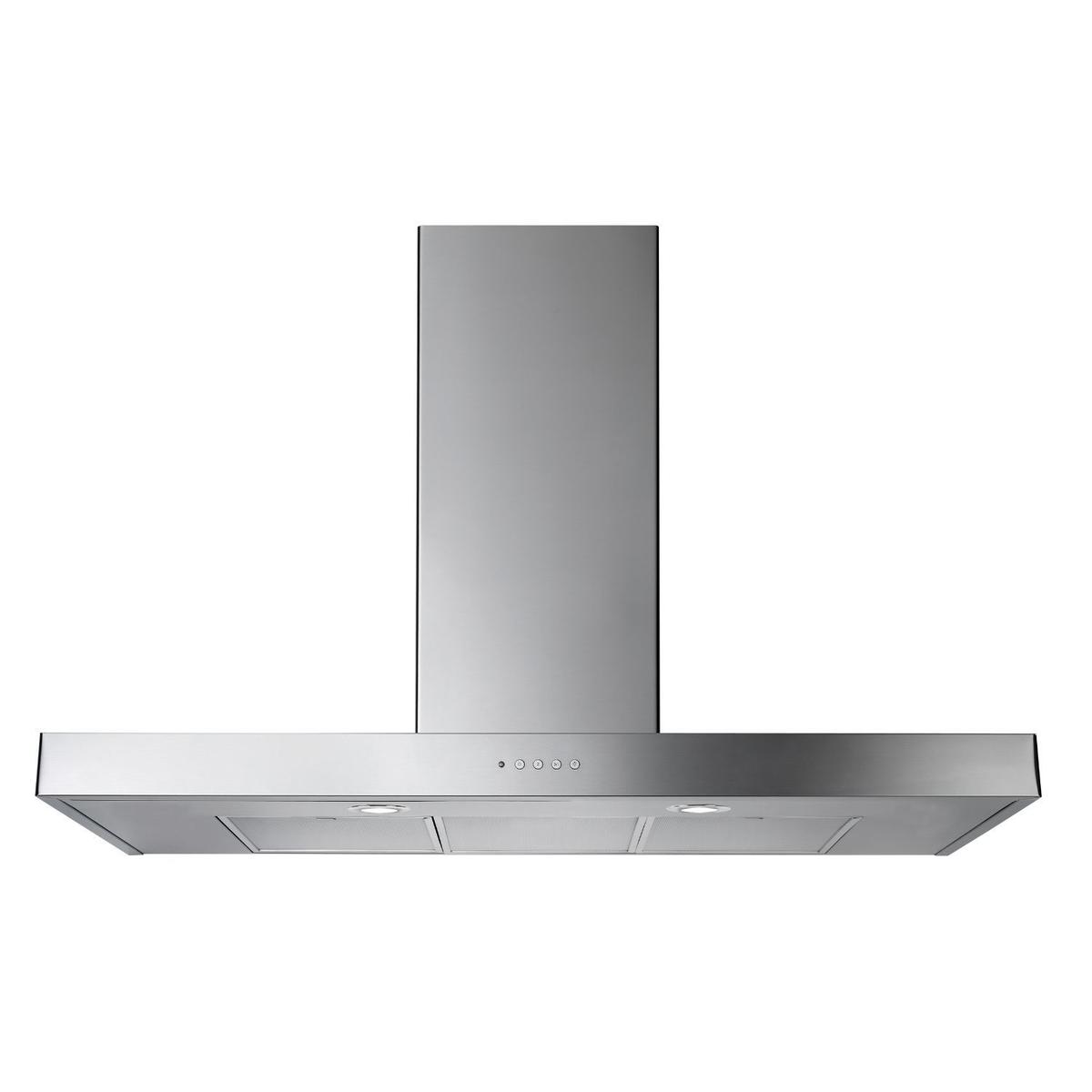 Rangemaster 110cm Slimline Chimney Cooker Hood - Stainless Steel